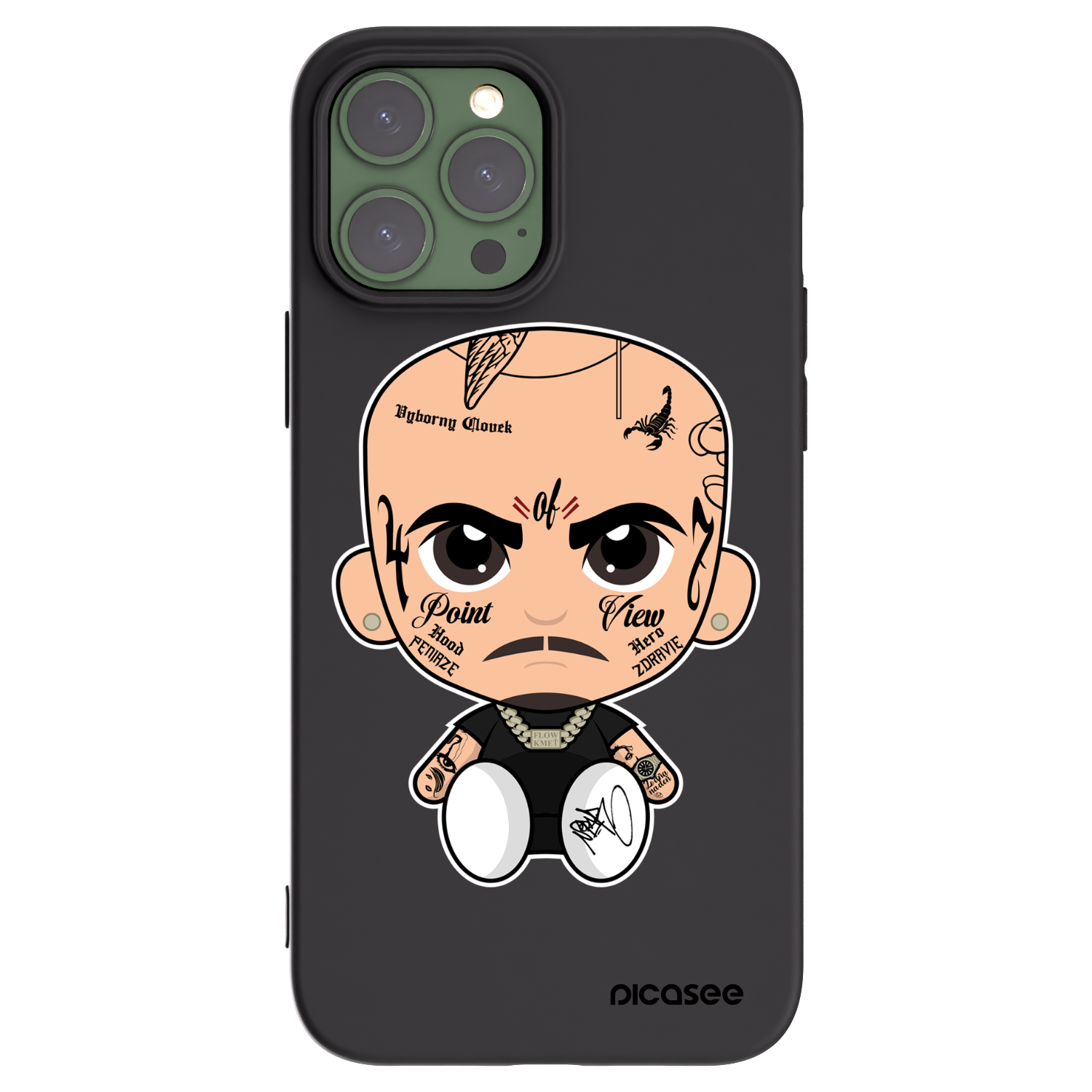 Silikónový čierny obal pre Apple iPhone 13 Pro Max - Separ