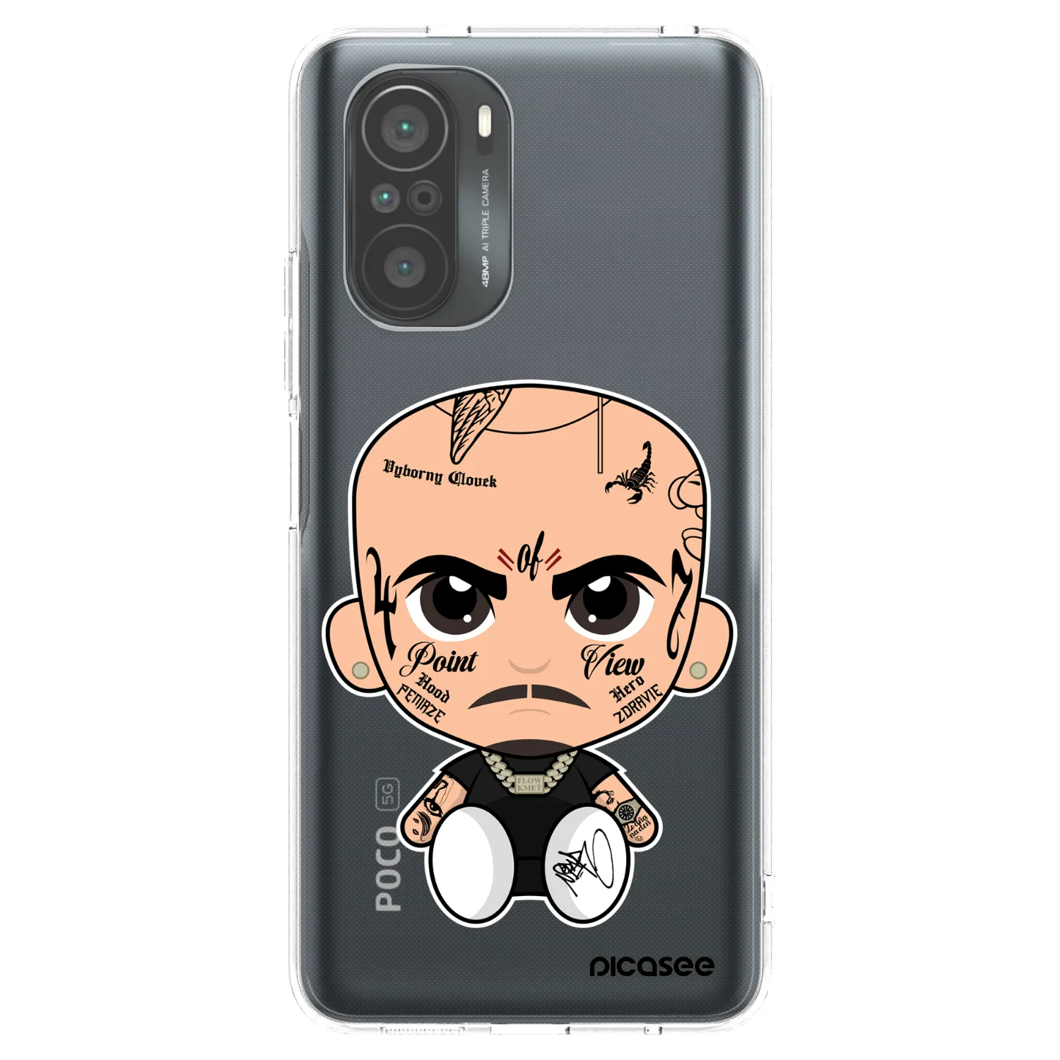Picasee silikónový prehľadný obal pre Xiaomi Poco F3 - Separ
