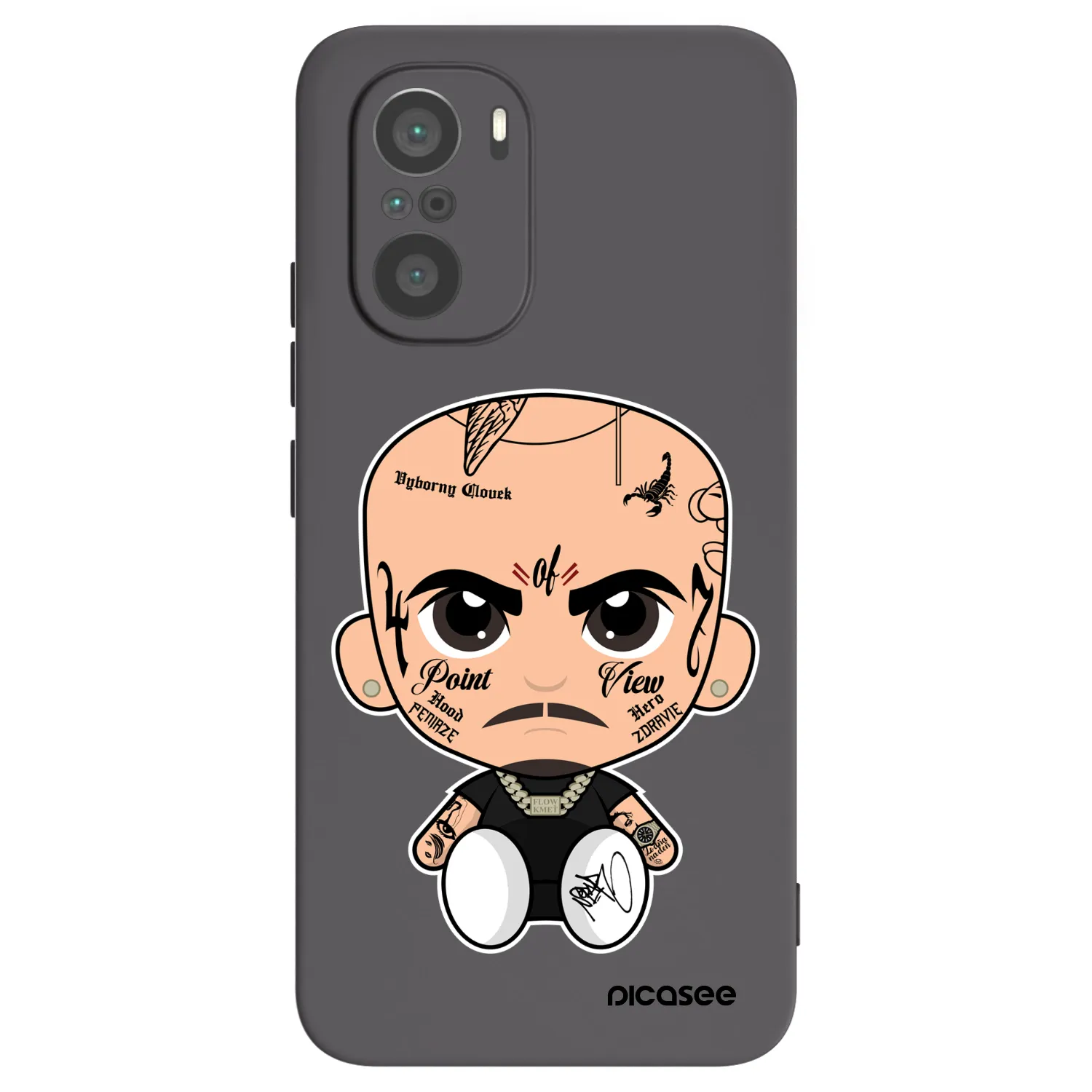 Picasee silikónový čierny obal pre Xiaomi Poco F3 - Separ