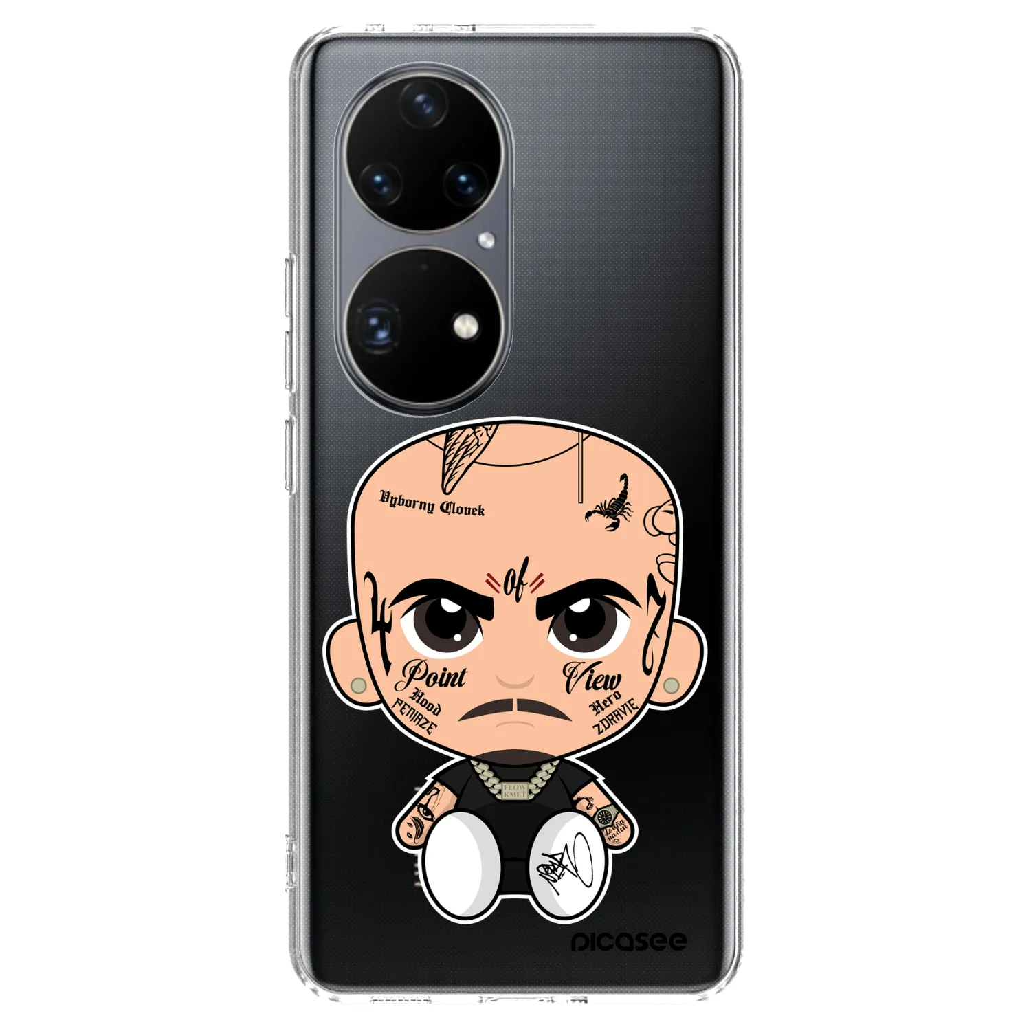 Picasee silikónový prehľadný obal pre Huawei P50 - Separ