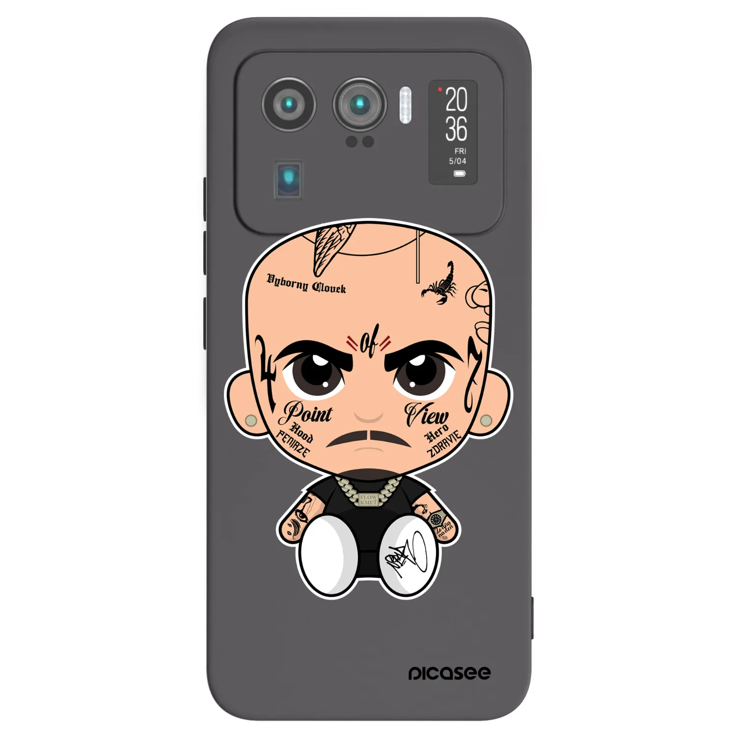 Picasee silikónový čierny obal pre Xiaomi Mi 11 Ultra - Separ