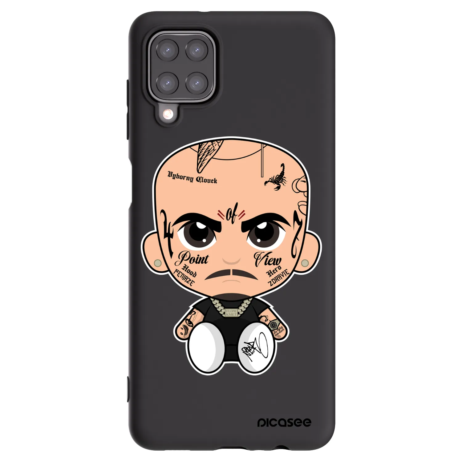 Picasee silikónový čierny obal pre Samsung Galaxy M12 M127F - Separ