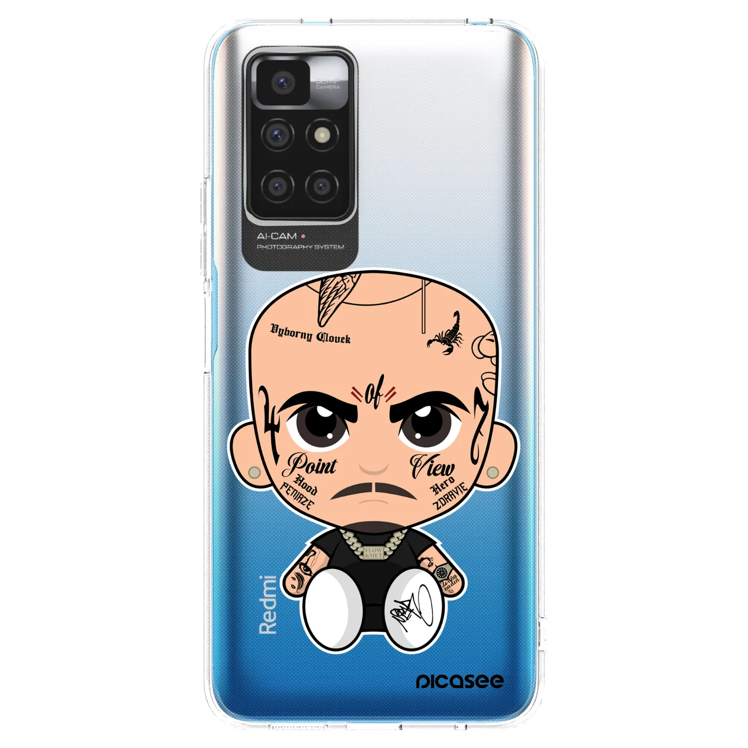 Picasee silikónový prehľadný obal pre Xiaomi Redmi 10 - Separ