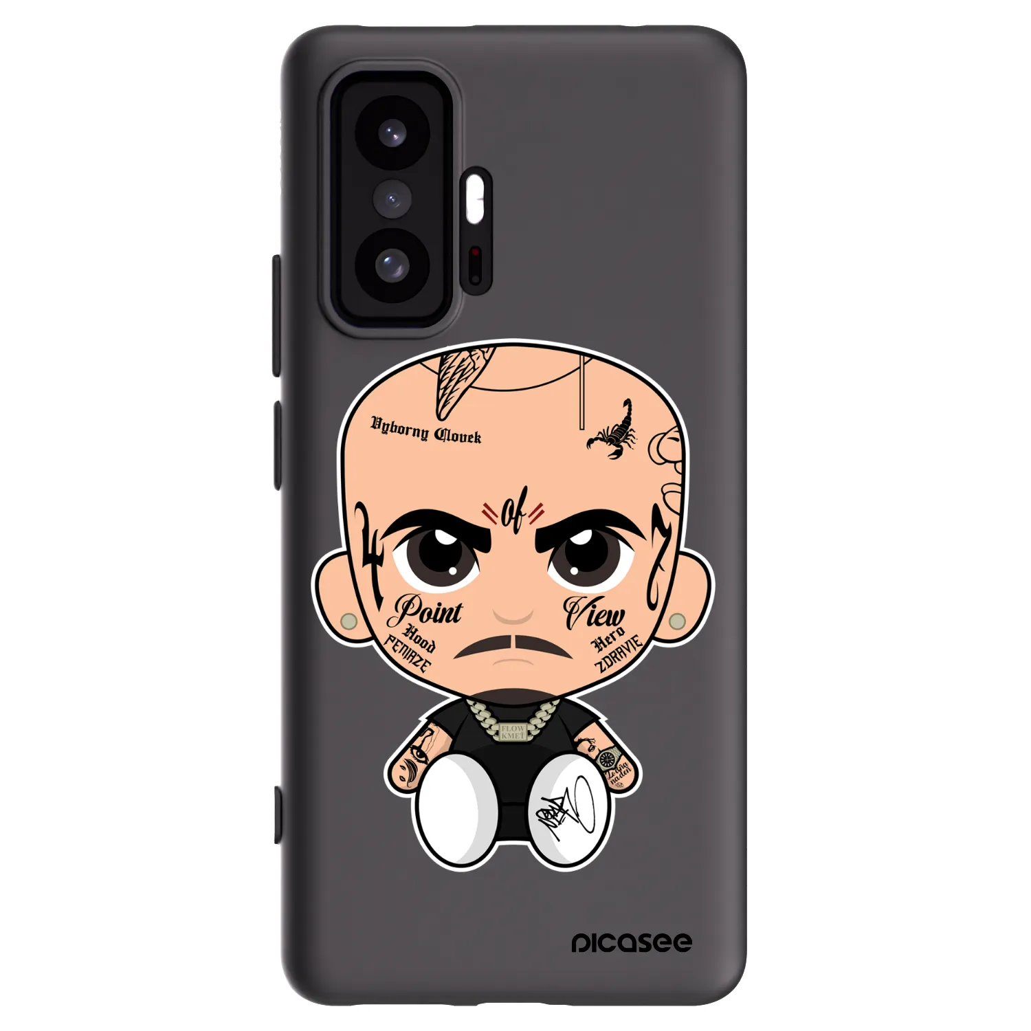 Picasee silikónový čierny obal pre Xiaomi 11T - Separ