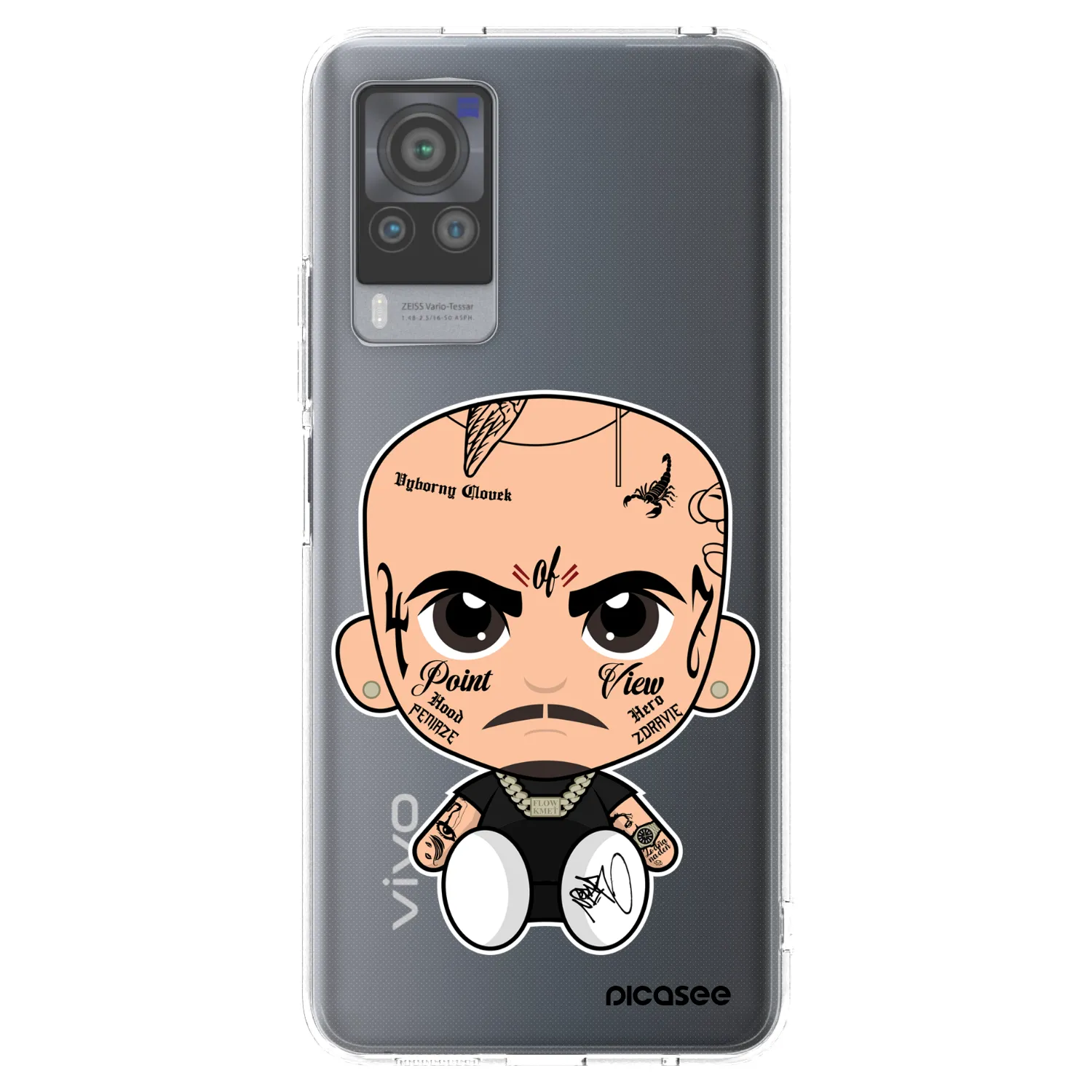 Picasee silikónový prehľadný obal pre Vivo X60 Pro 5G - Separ