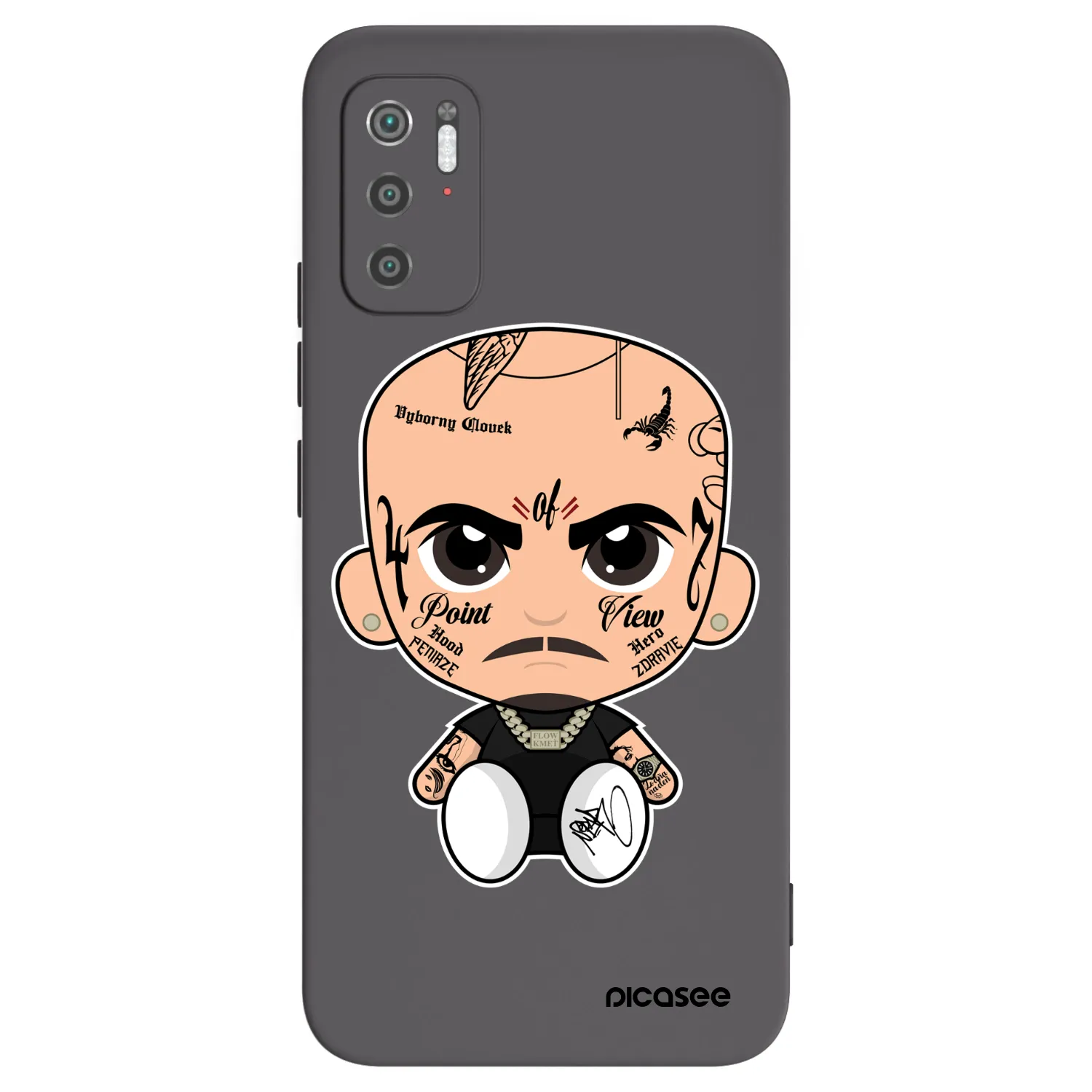 Picasee silikónový čierny obal pre Xiaomi Poco M3 Pro 5G - Separ