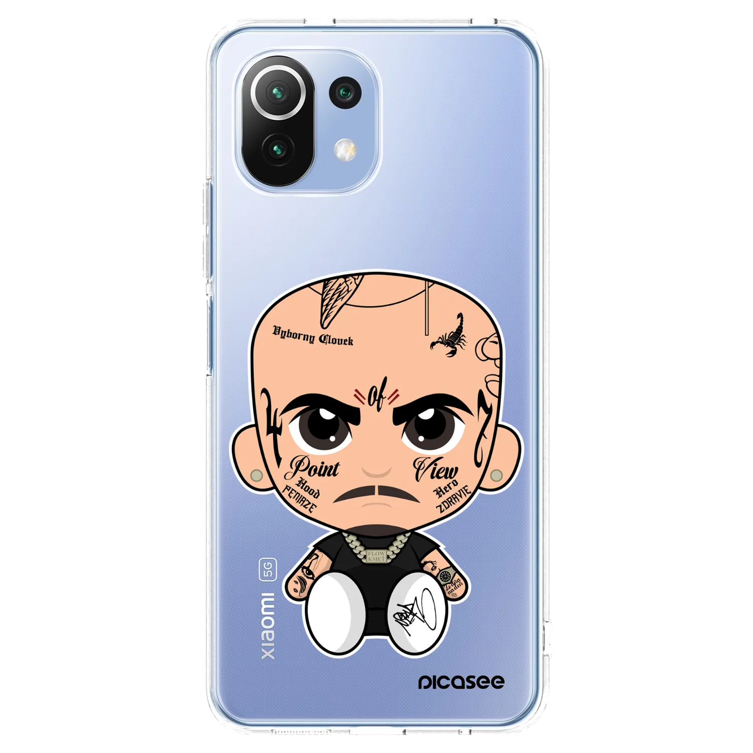 Picasee silikónový prehľadný obal pre Xiaomi 11 Lite 5G NE - Separ