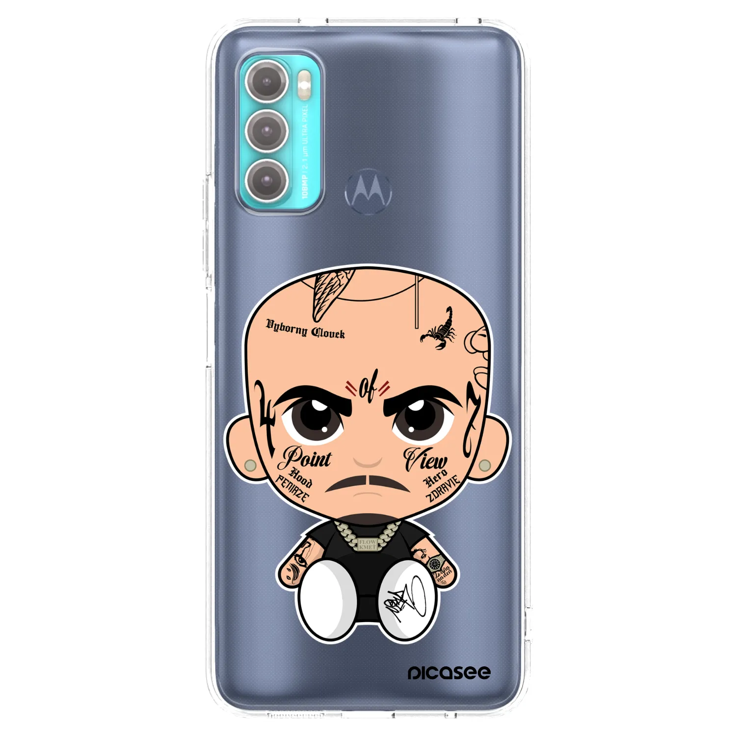 Picasee silikónový prehľadný obal pre Motorola Moto G60 - Separ