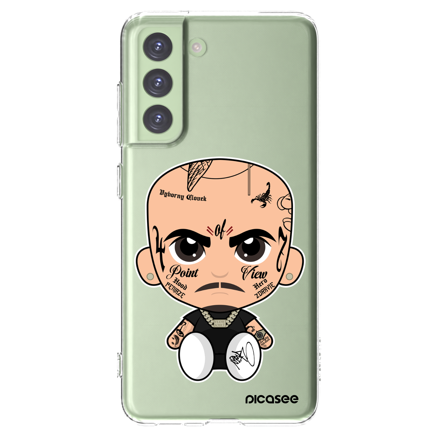 Picasee silikónový prehľadný obal pre Samsung Galaxy S21 FE 5G - Separ