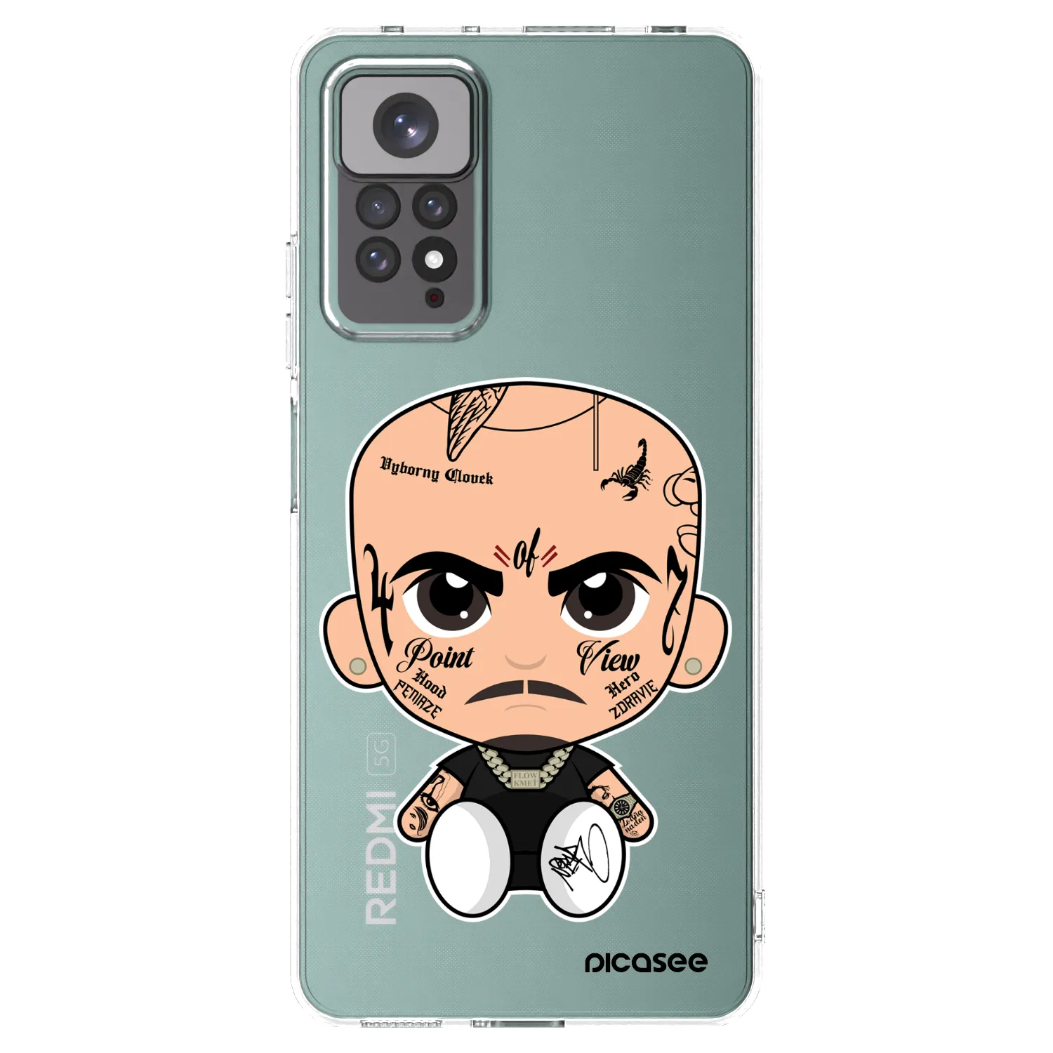 Picasee silikónový prehľadný obal pre Xiaomi Redmi Note 11 - Separ