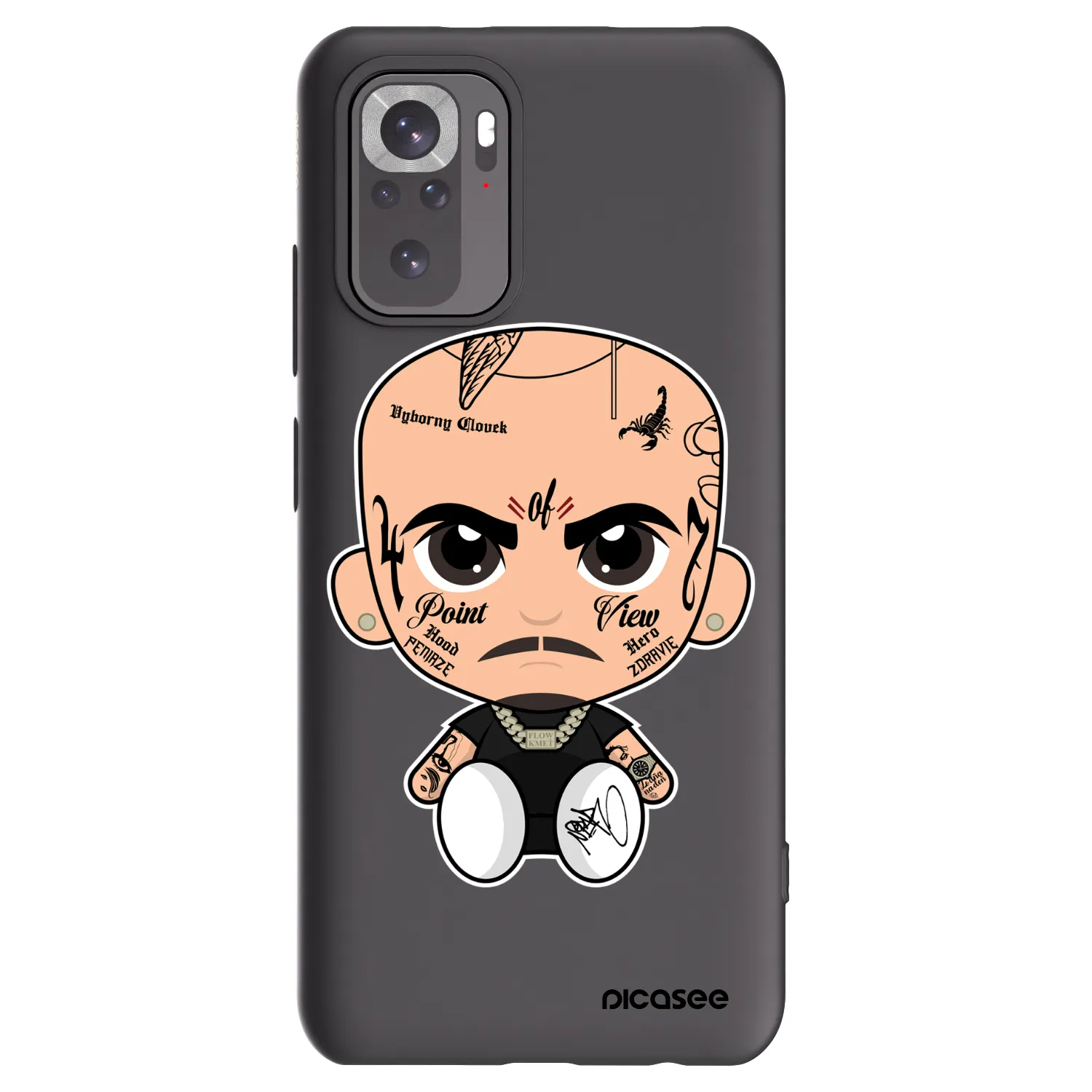 Picasee silikónový čierny obal pre Xiaomi Redmi Note 11S 4G - Separ