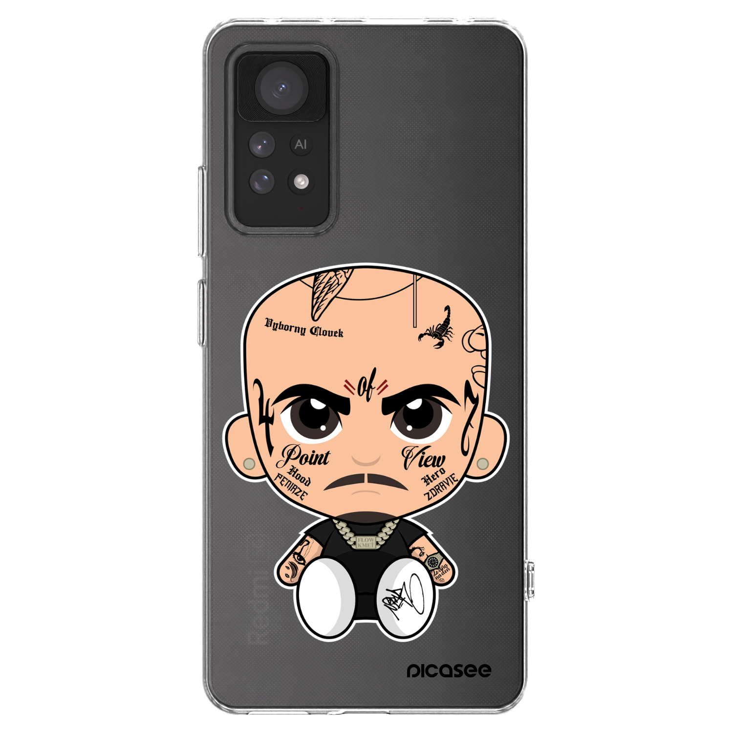 Picasee silikónový prehľadný obal pre Xiaomi Redmi Note 11 Pro 5G - Separ
