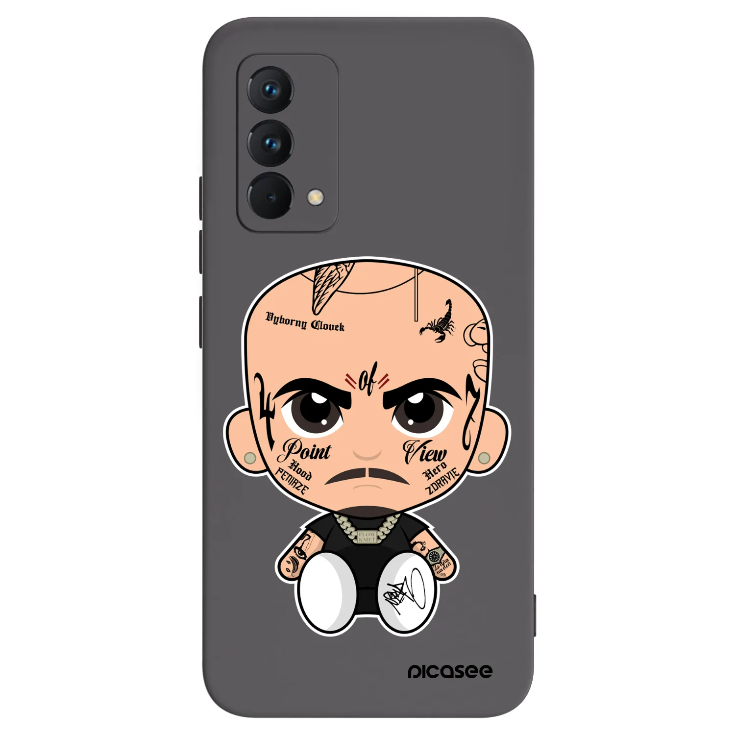 Picasee silikónový čierny obal pre Realme GT Master Edition 5G - Separ
