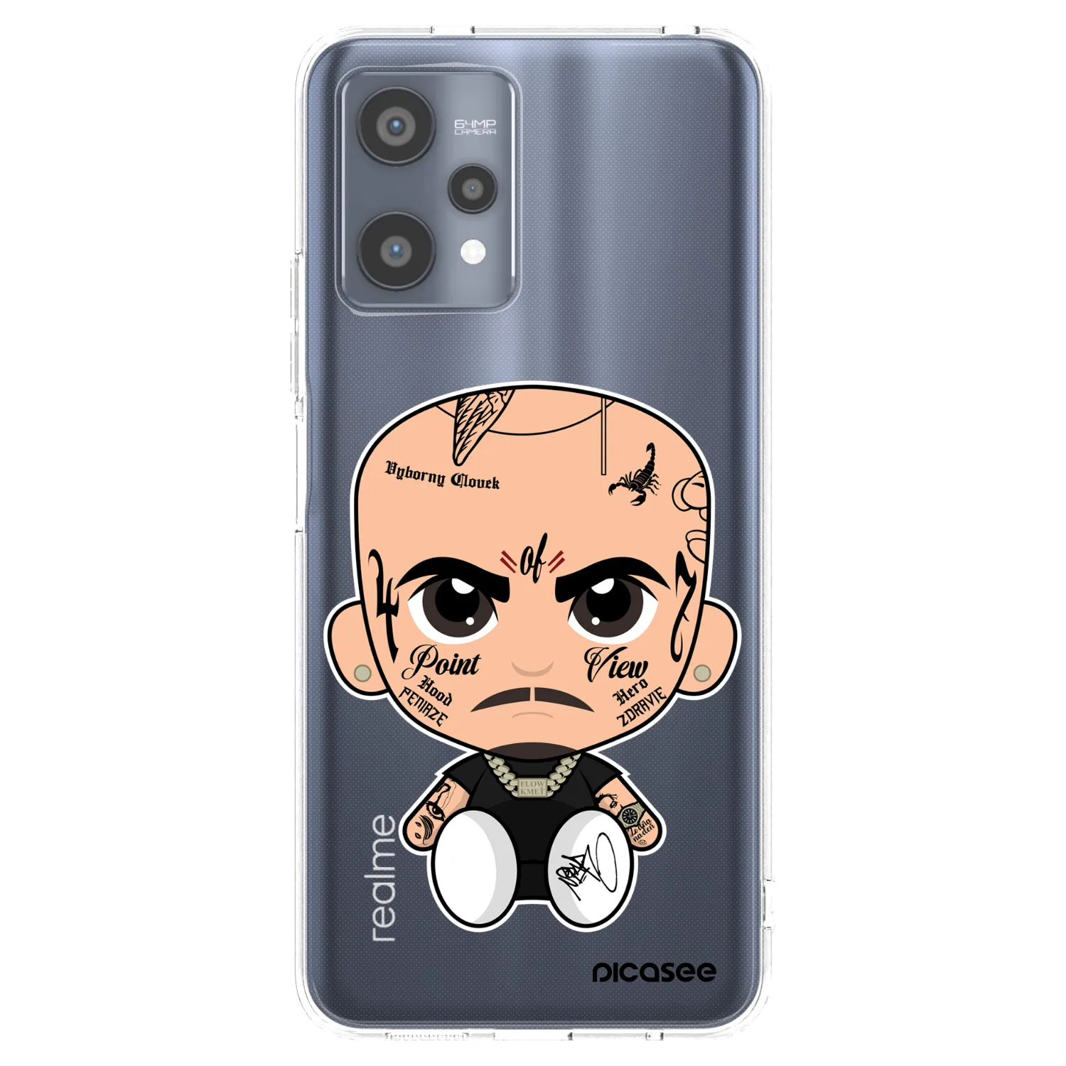 Picasee silikónový prehľadný obal pre Realme 9 Pro 5G - Separ