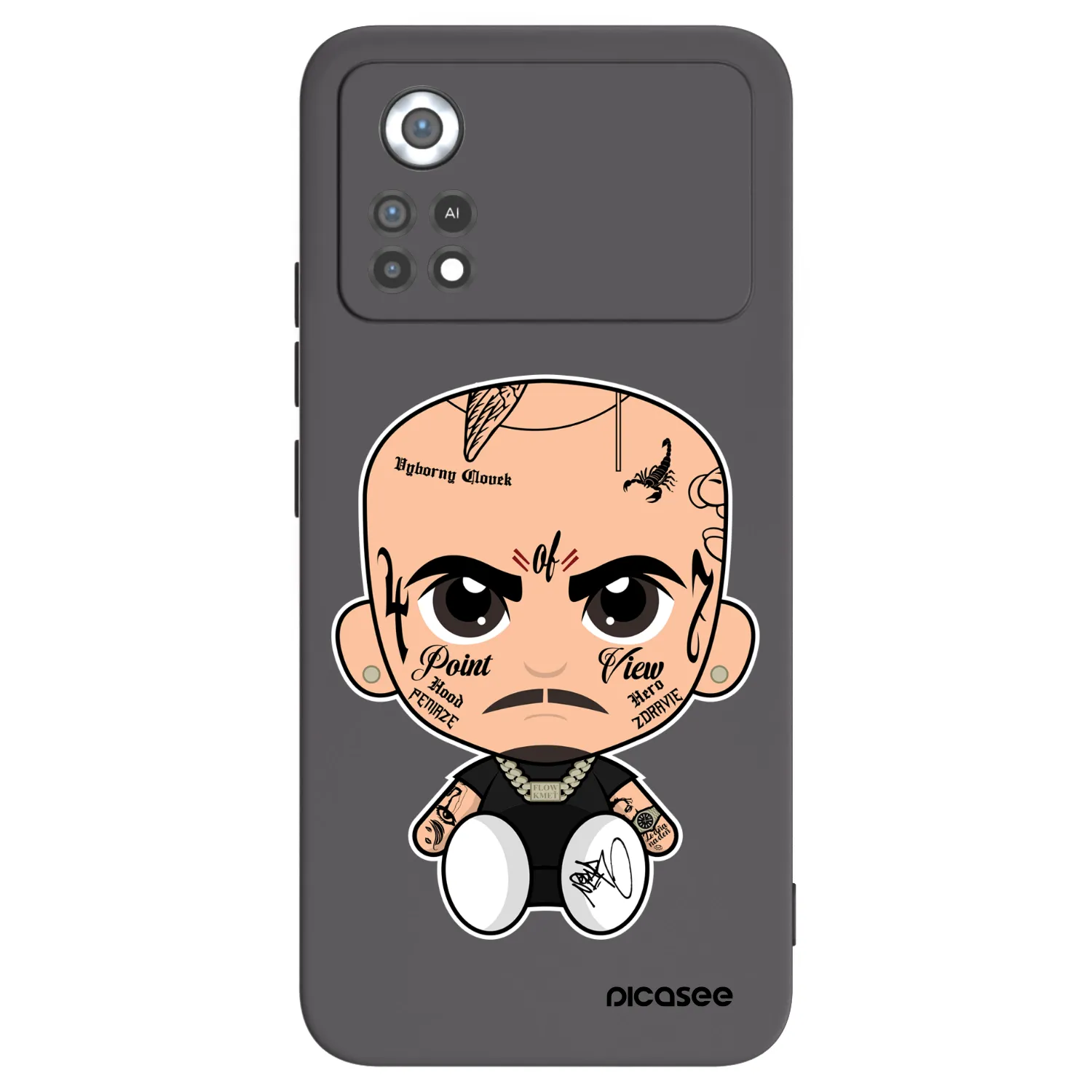 Picasee silikónový čierny obal pre Xiaomi Poco X4 Pro 5G - Separ