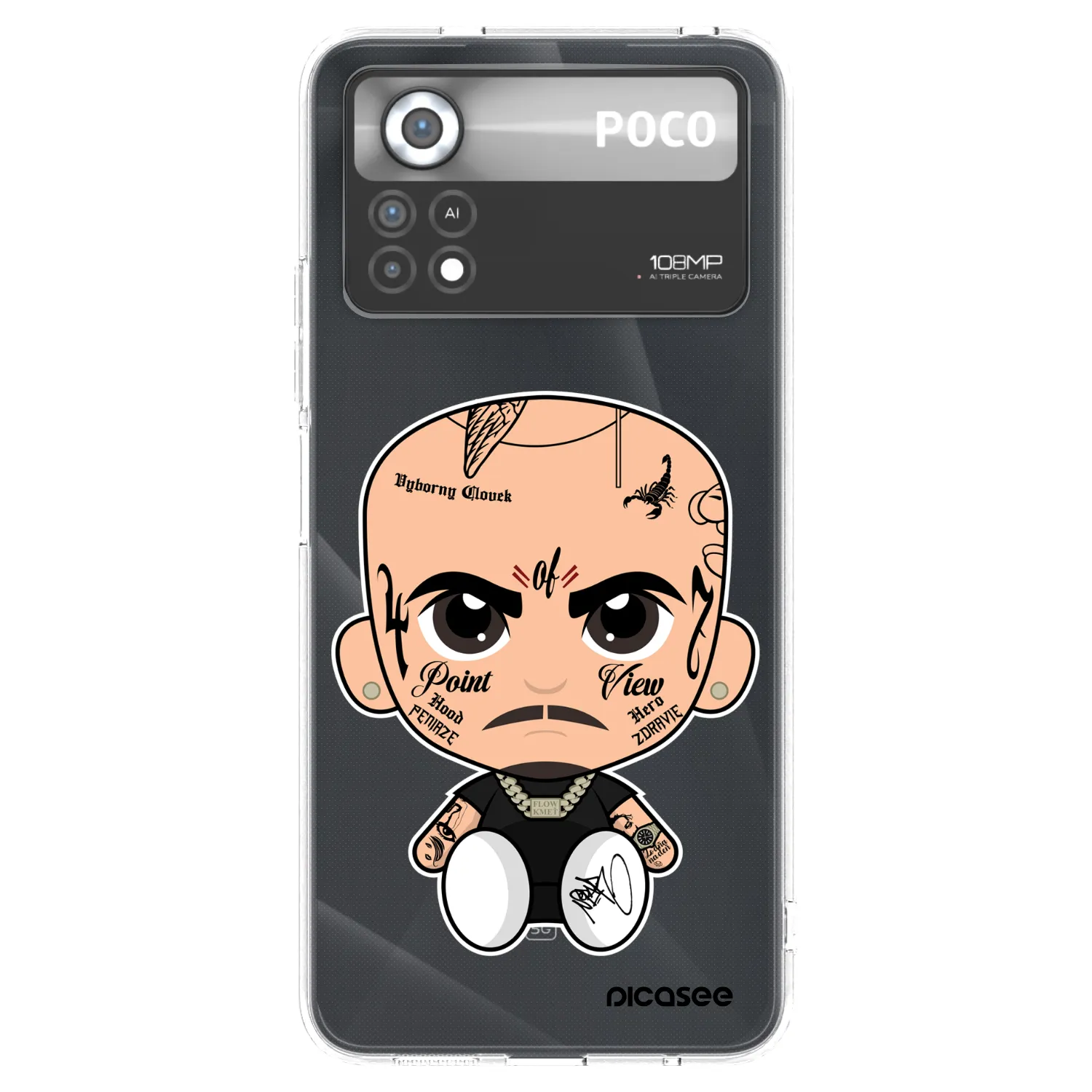 Picasee silikónový prehľadný obal pre Xiaomi Poco X4 Pro 5G - Separ