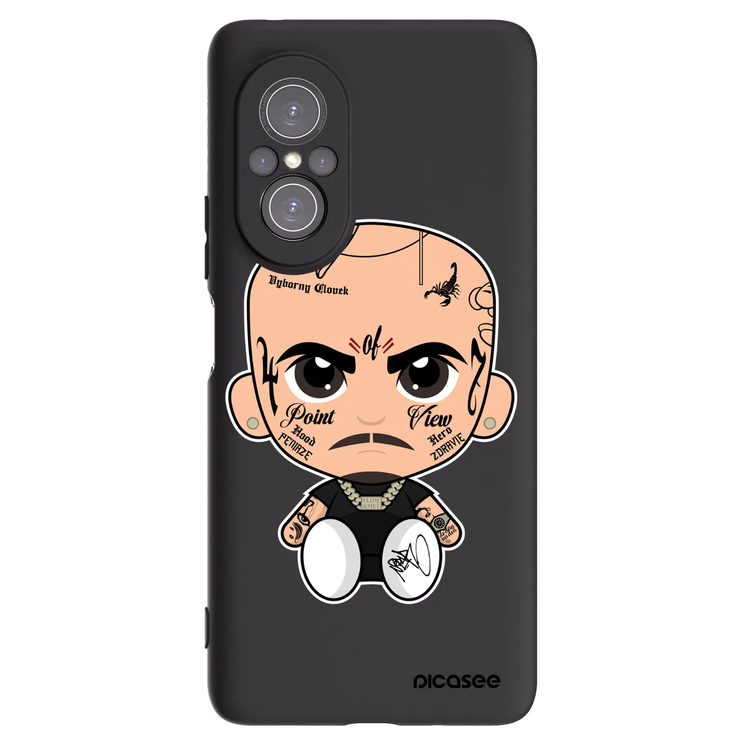 Picasee silikónový čierny obal pre Huawei Nova 9 SE - Separ