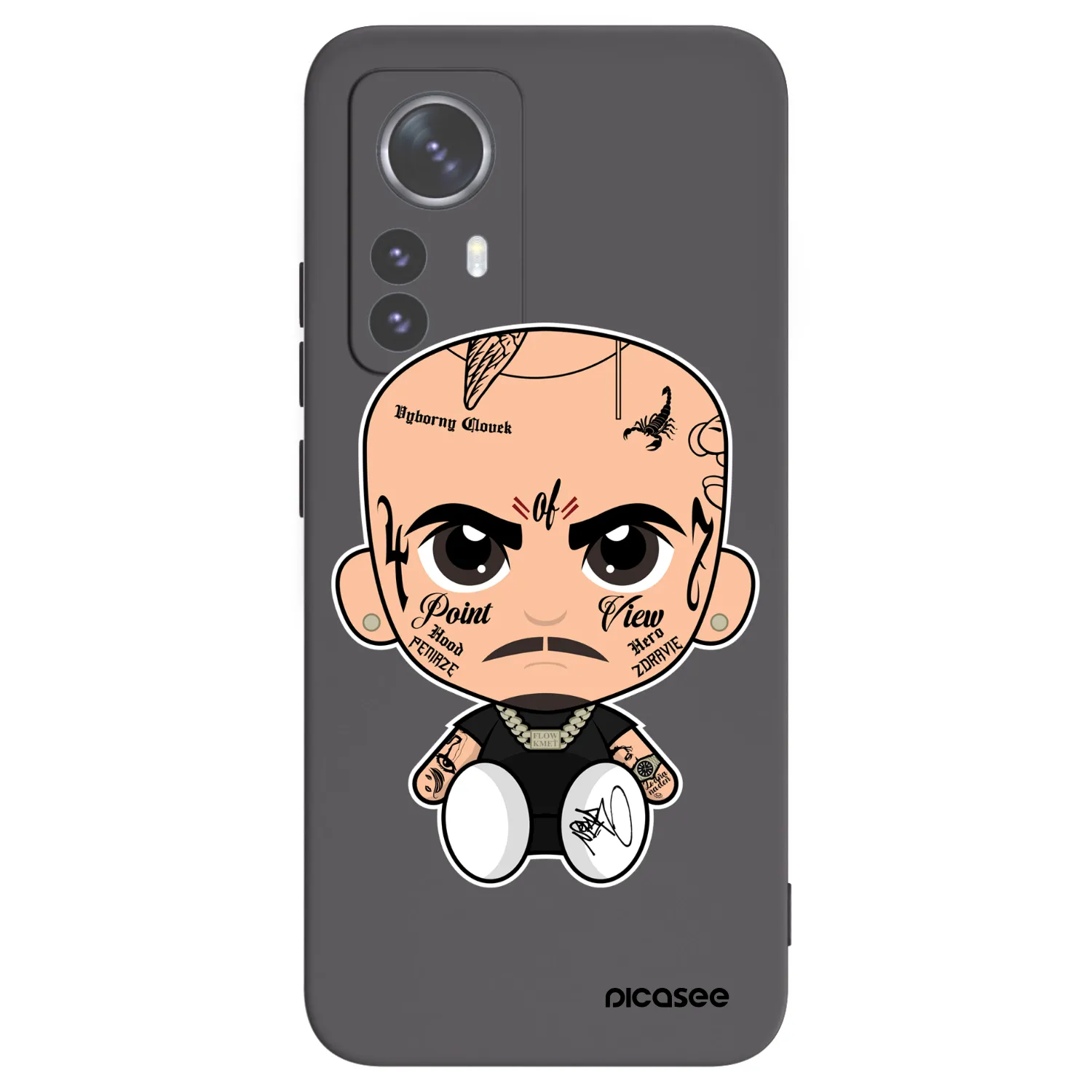 Picasee silikónový čierny obal pre Xiaomi 12 Pro - Separ