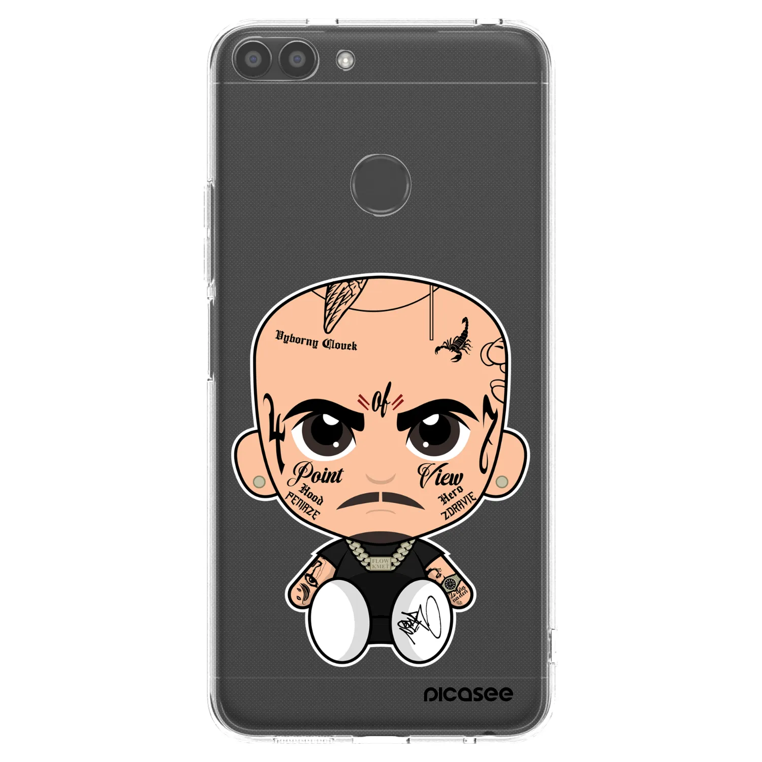 Picasee silikónový prehľadný obal pre Huawei P Smart - Separ