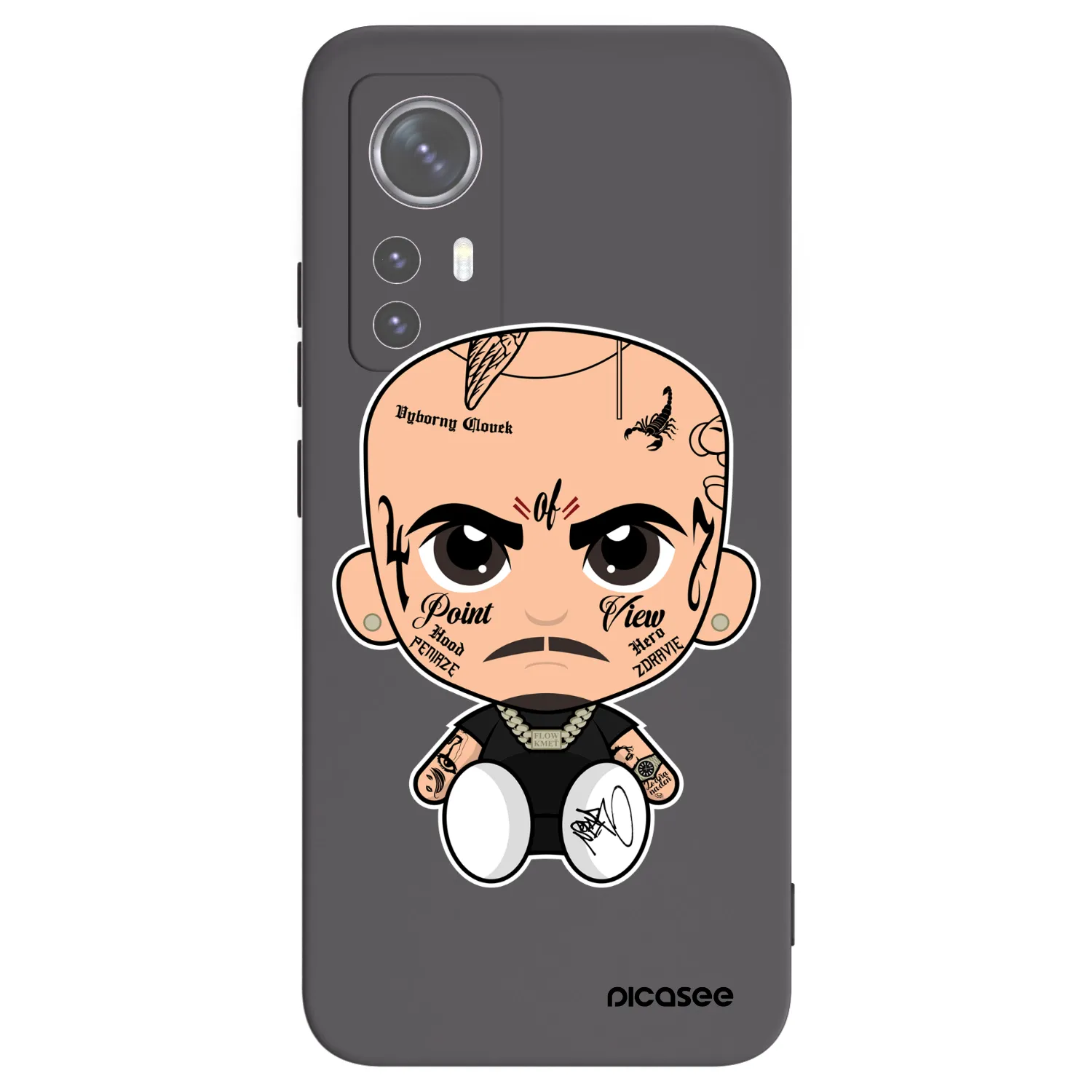 Picasee silikónový čierny obal pre Xiaomi 12X - Separ