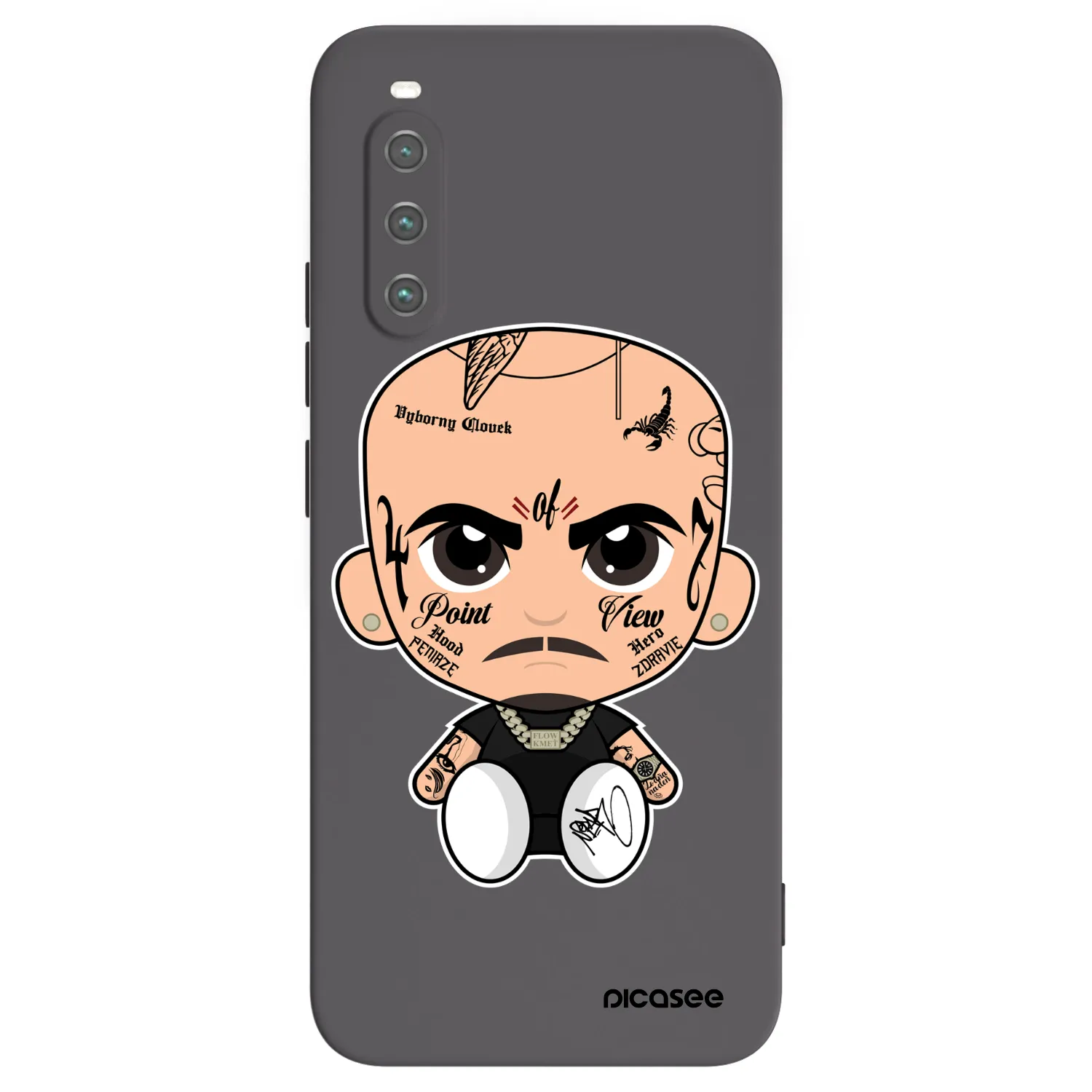 Picasee silikónový čierny obal pre Sony Xperia 10 IV 5G - Separ