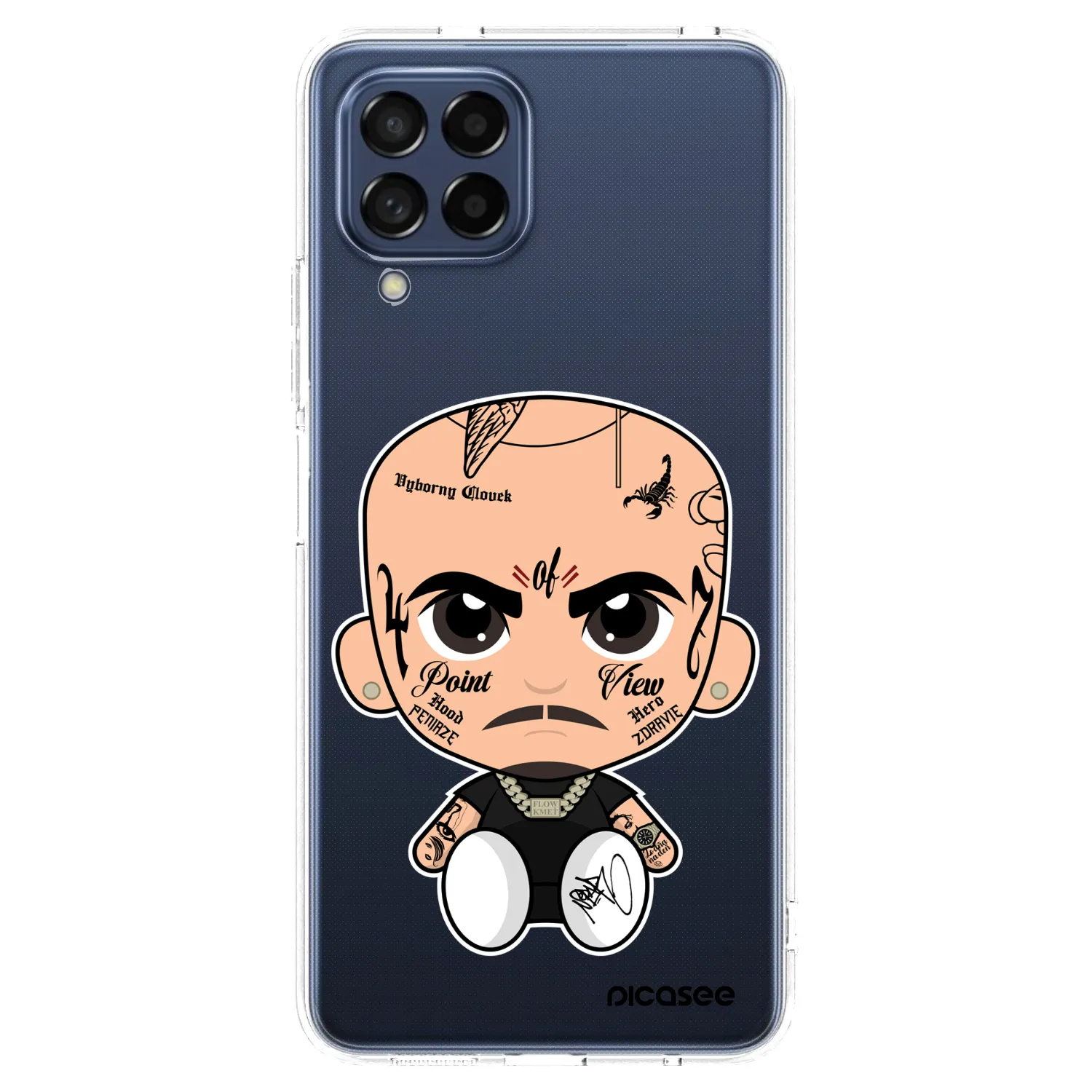 Picasee silikónový prehľadný obal pre Samsung Galaxy M53 5G - Separ