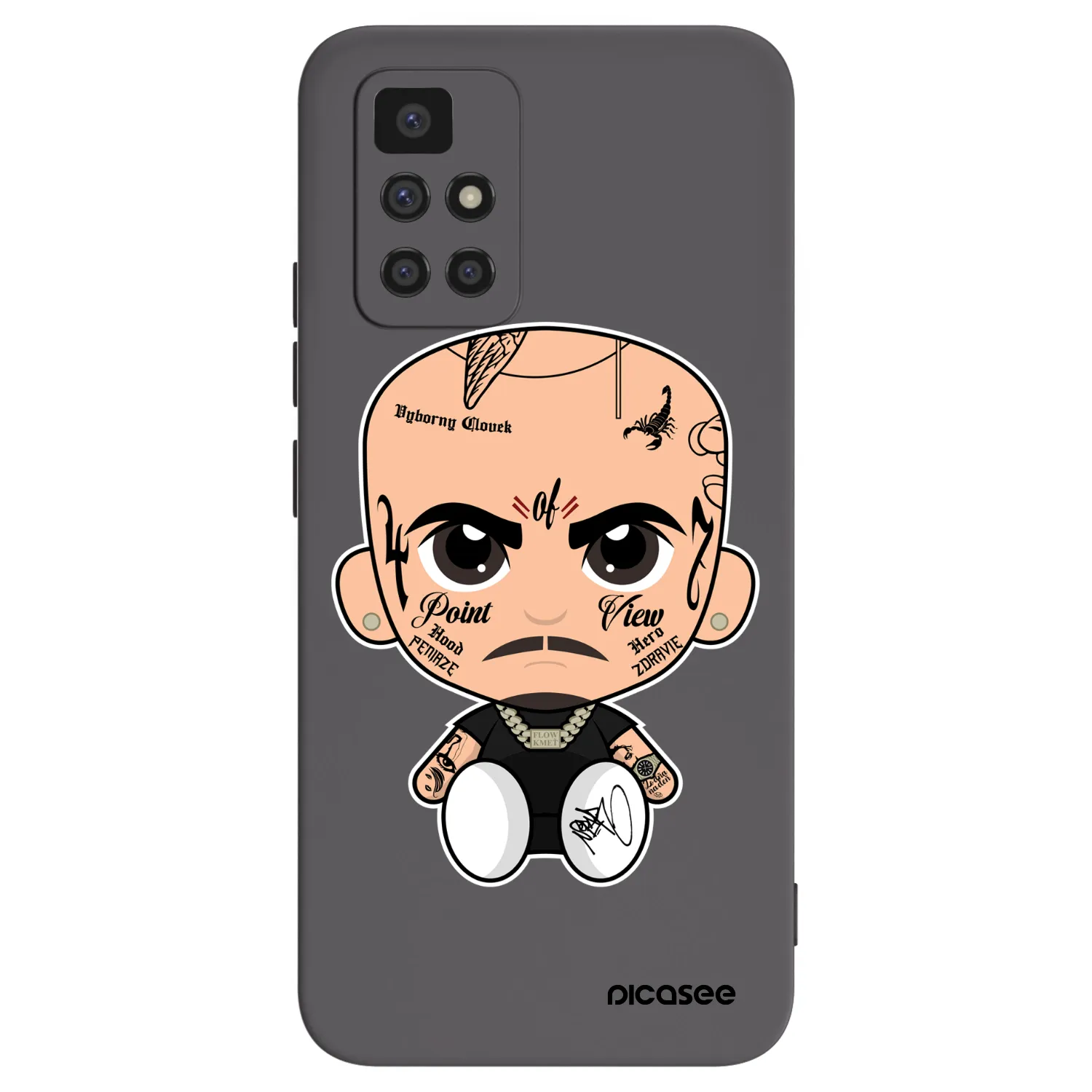 Silikónový čierny obal pre Xiaomi Redmi 10 (2022) - Separ