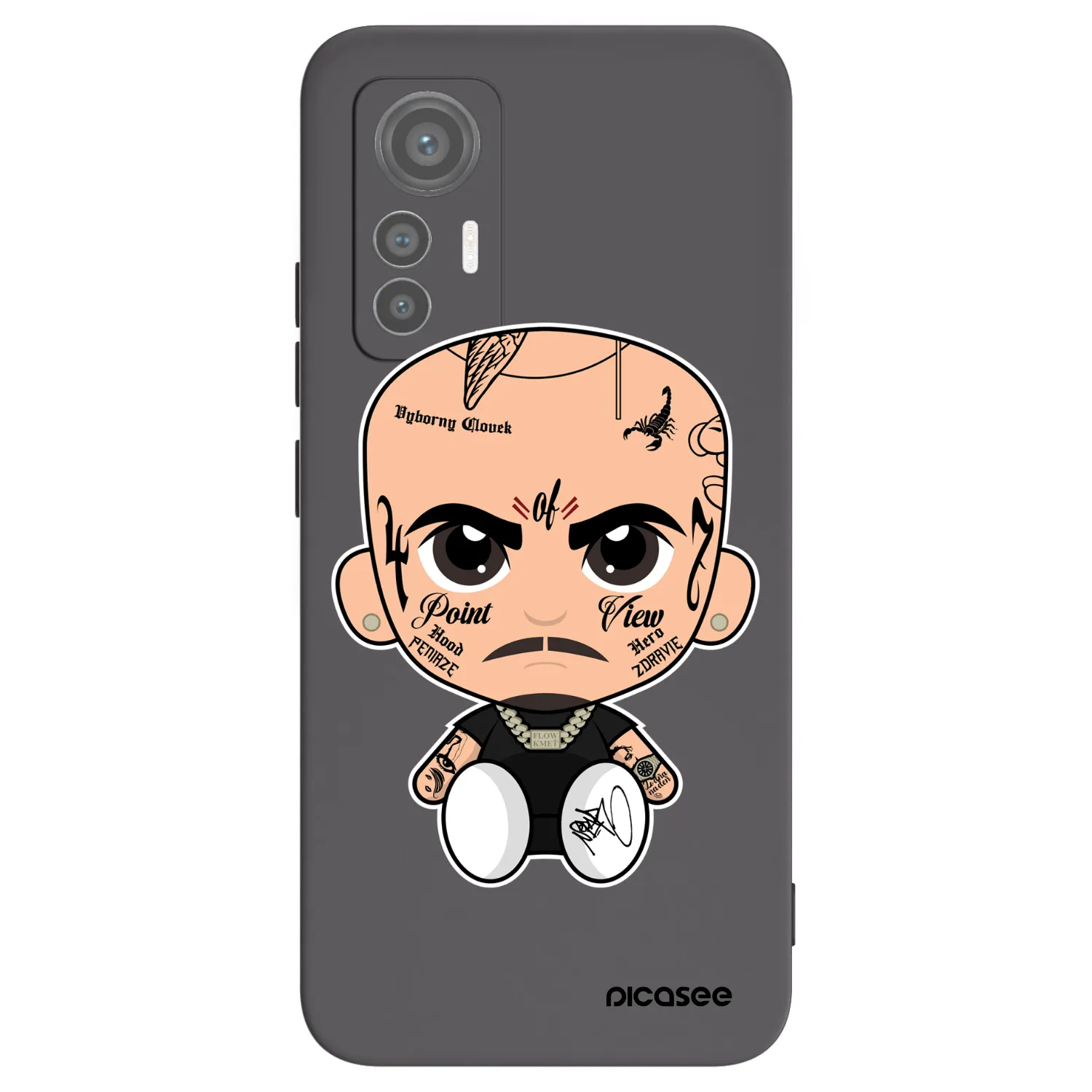 Silikónový čierny obal pre Xiaomi 12 Lite - Separ