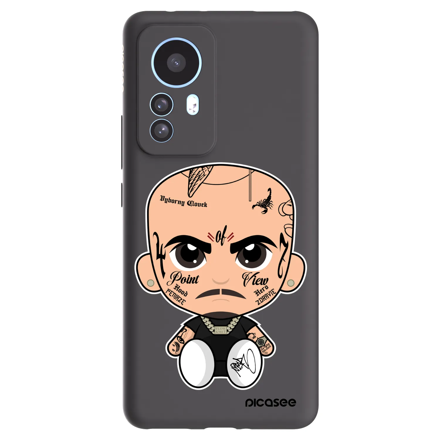 Picasee silikónový čierny obal pre Xiaomi 12T - Separ