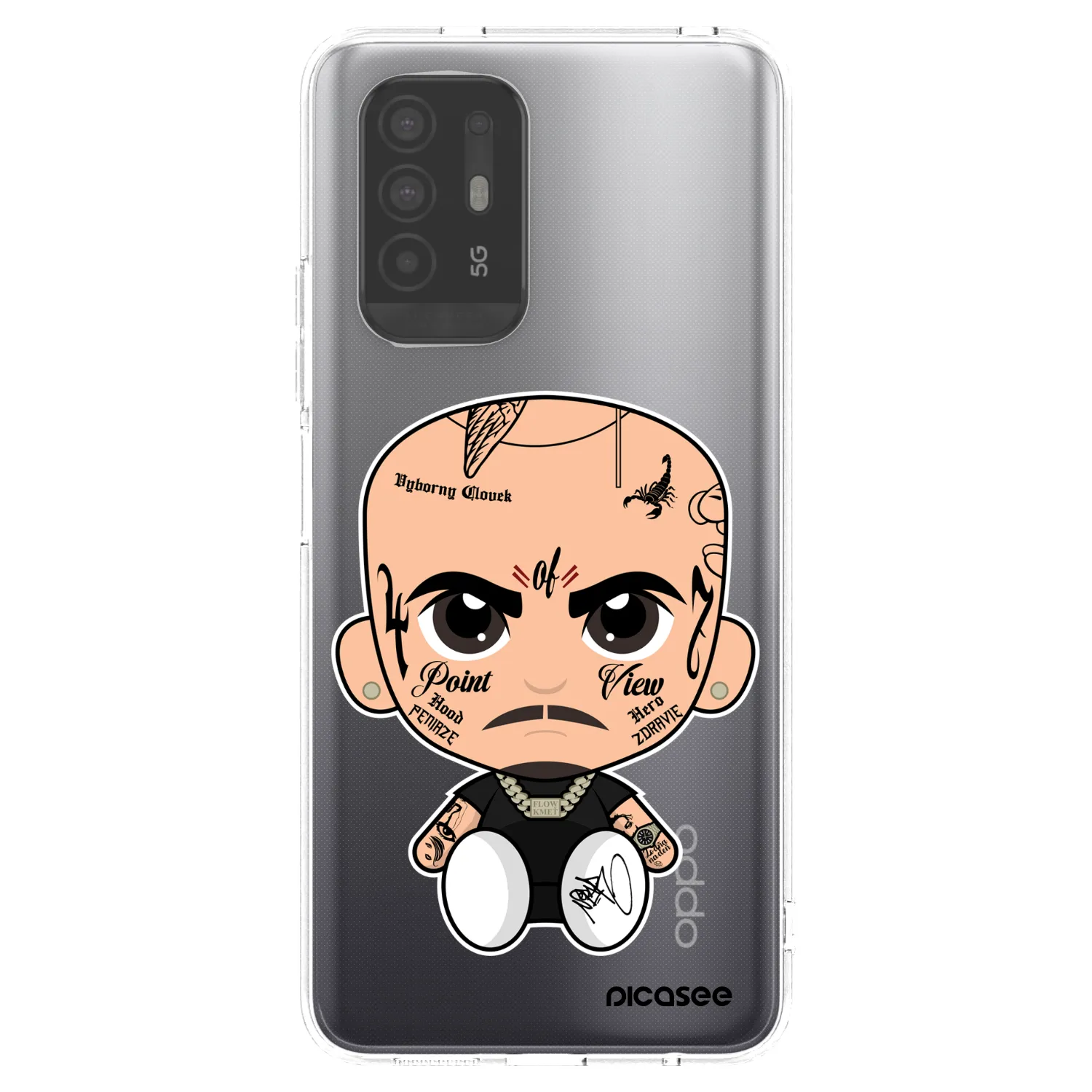 Picasee silikónový prehľadný obal pre OPPO A94 5G - Separ