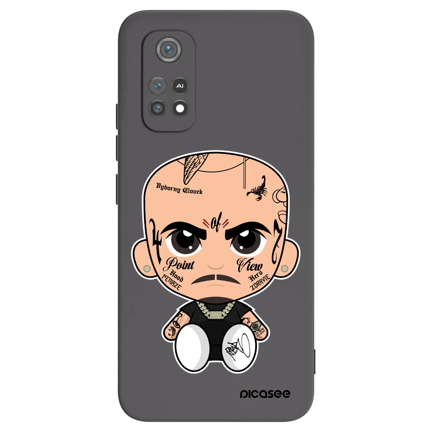 Picasee silikónový čierny obal pre Xiaomi Poco M4 Pro - Separ