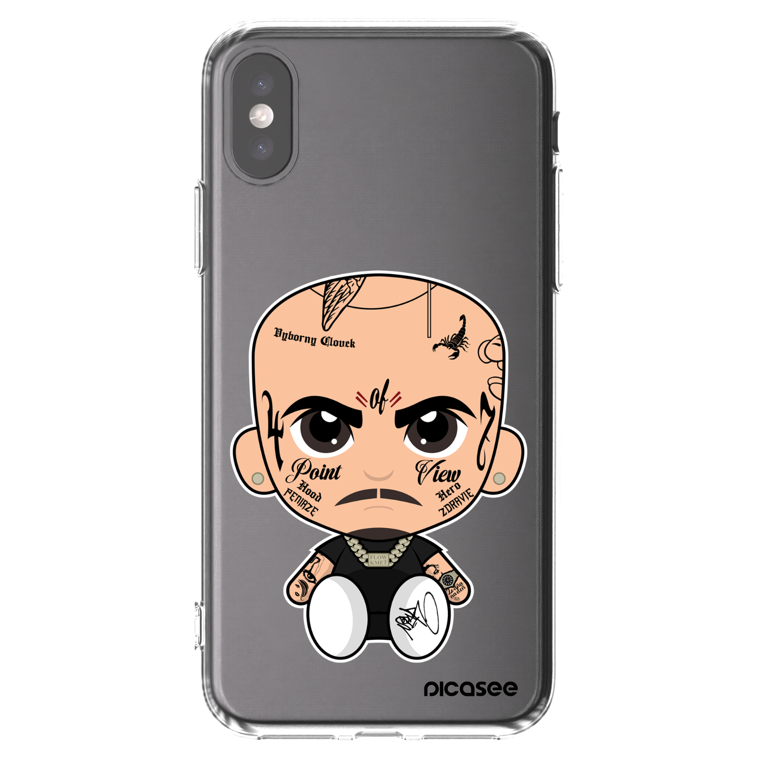 Silikónový prehľadný obal pre Apple iPhone X/XS - Separ