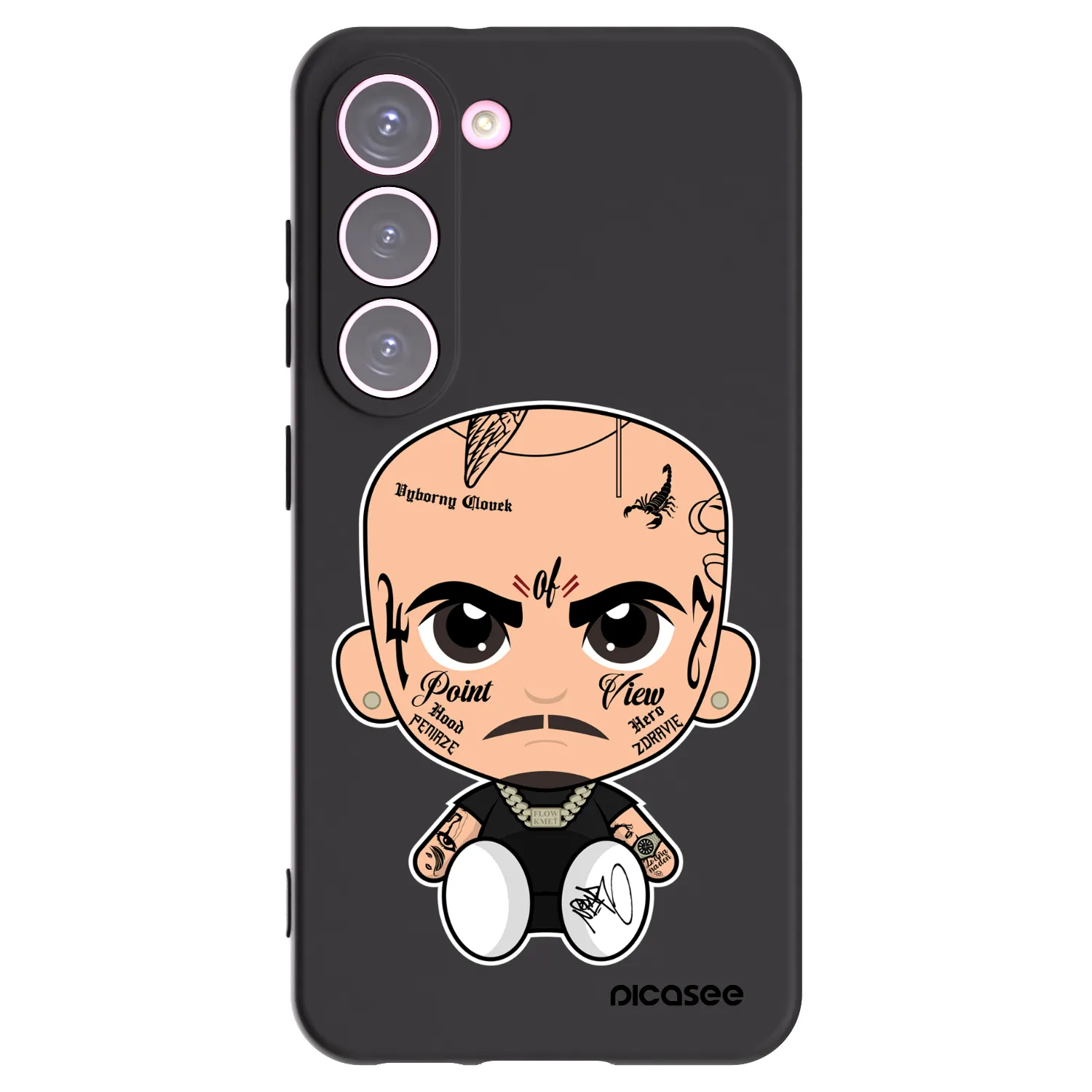 Silikónový čierny obal pre Samsung Galaxy S23 5G - Separ