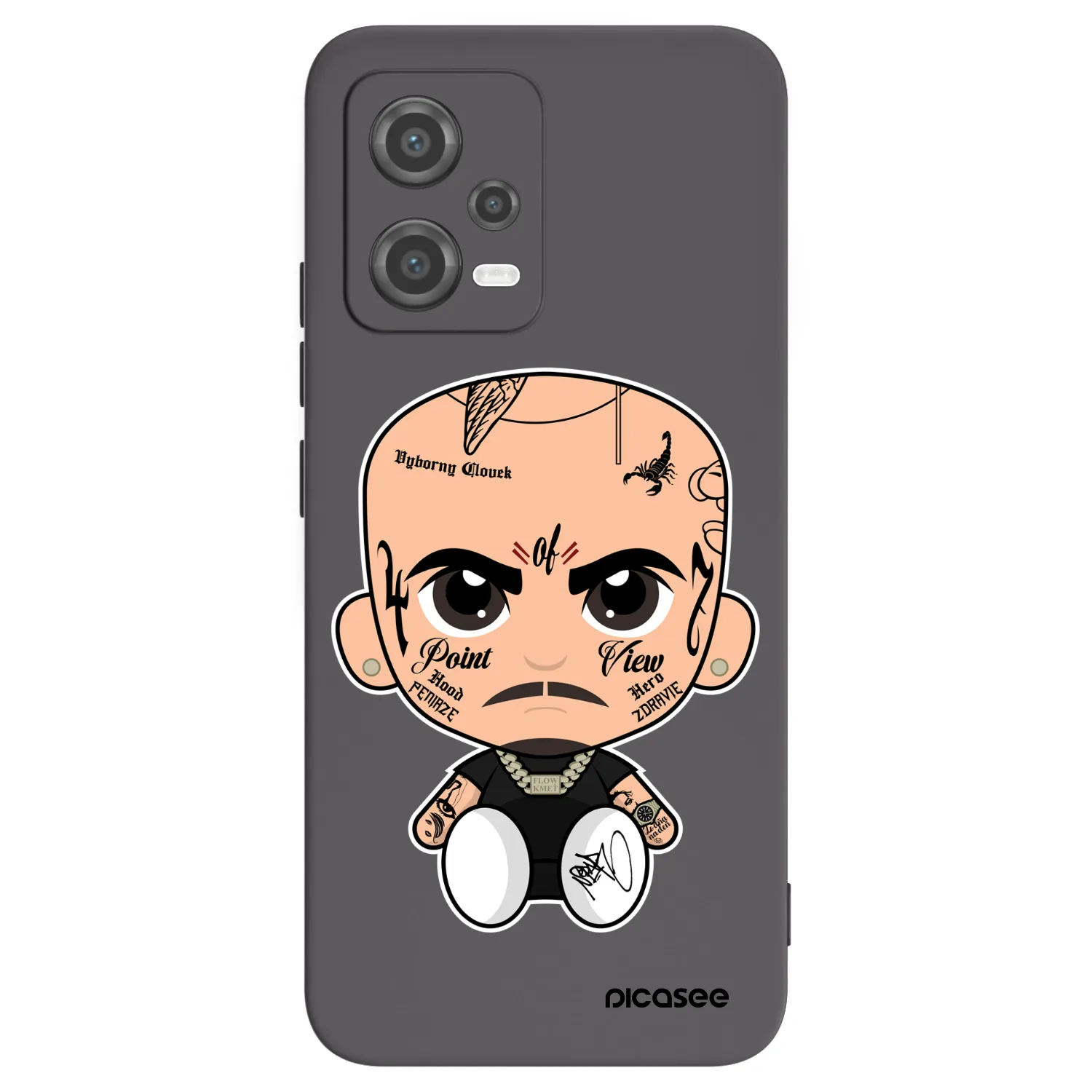 Picasee silikónový čierny obal pre Xiaomi Poco X5 - Separ