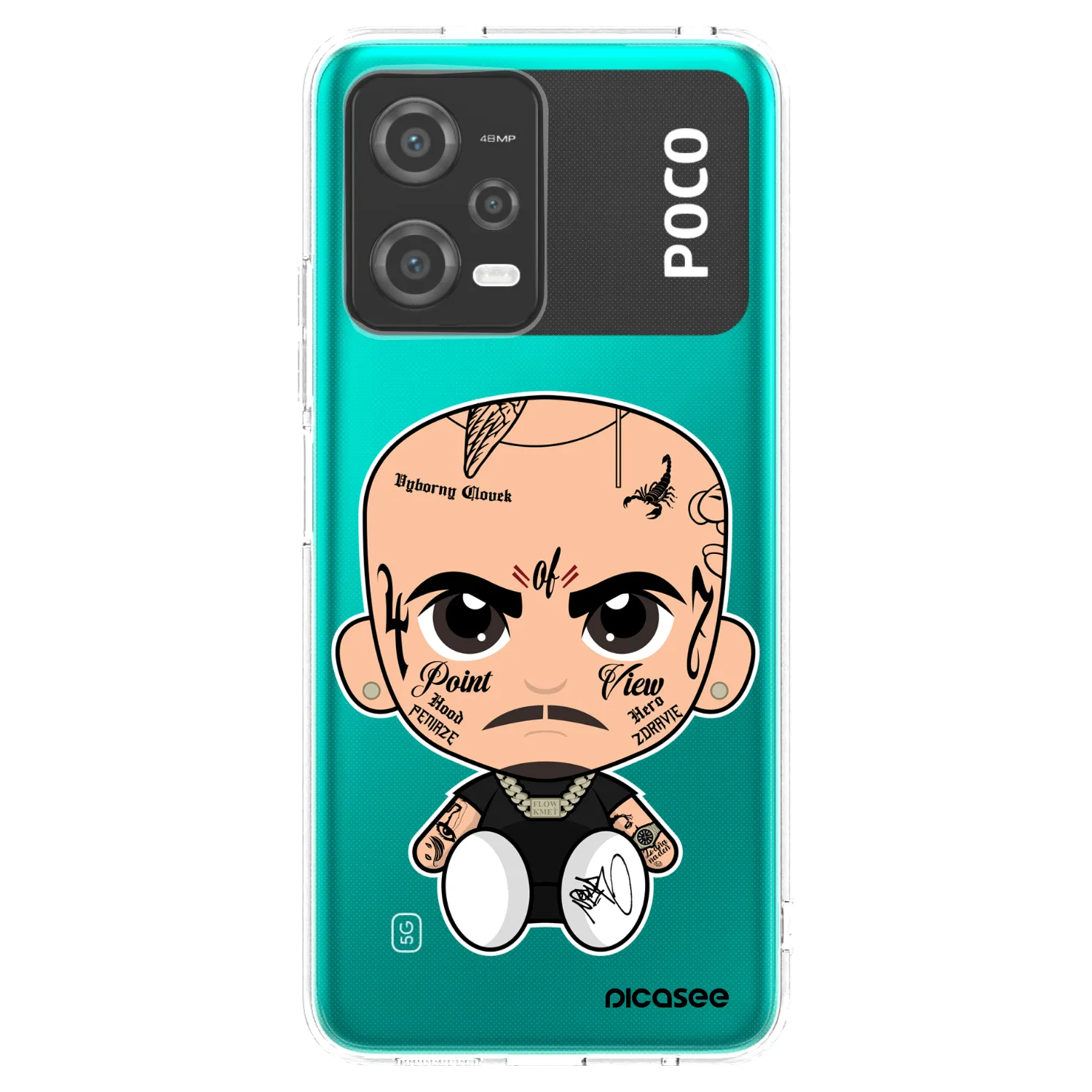 Picasee silikónový prehľadný obal pre Xiaomi Poco X5 - Separ