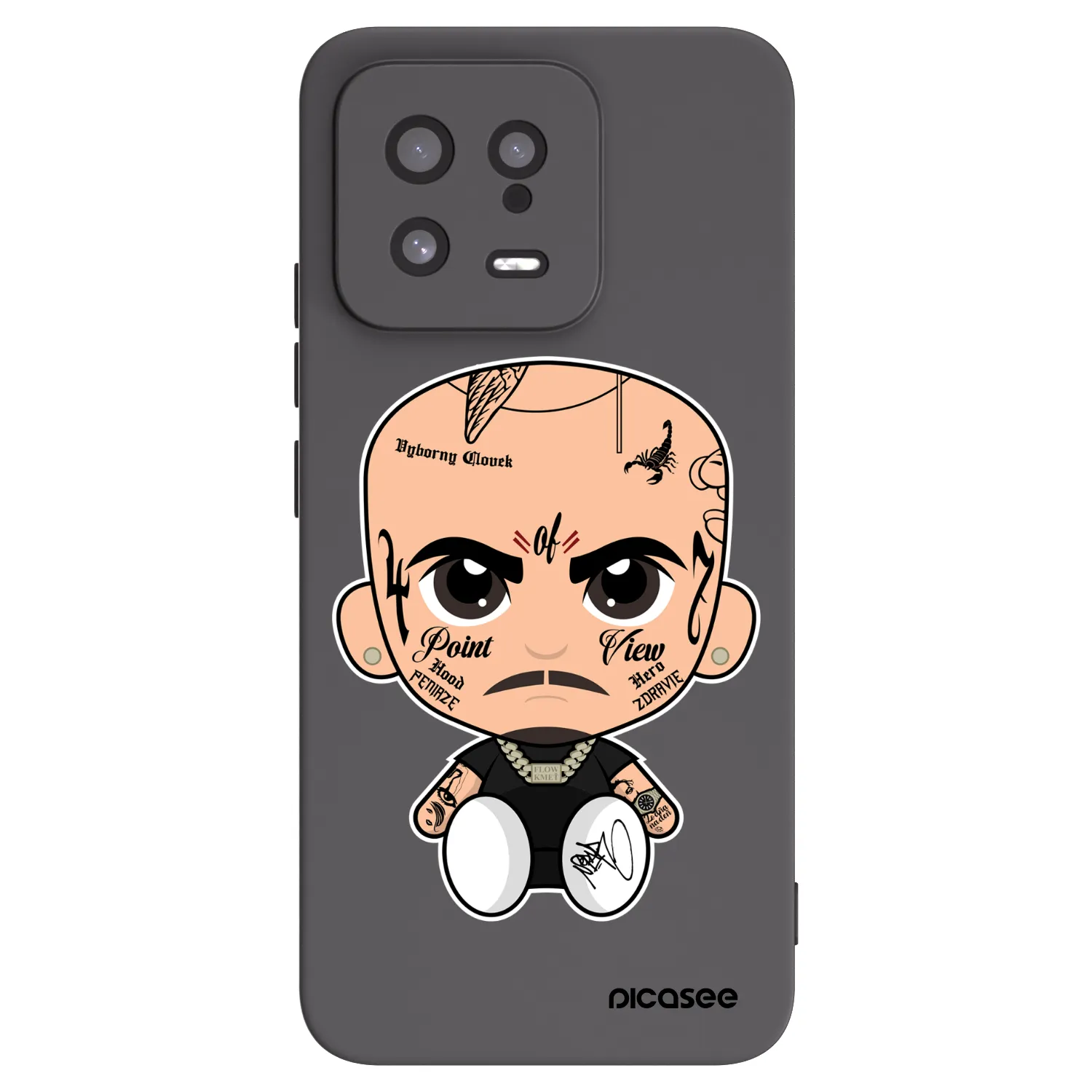 Silikónový čierny obal pre Xiaomi 13 - Separ