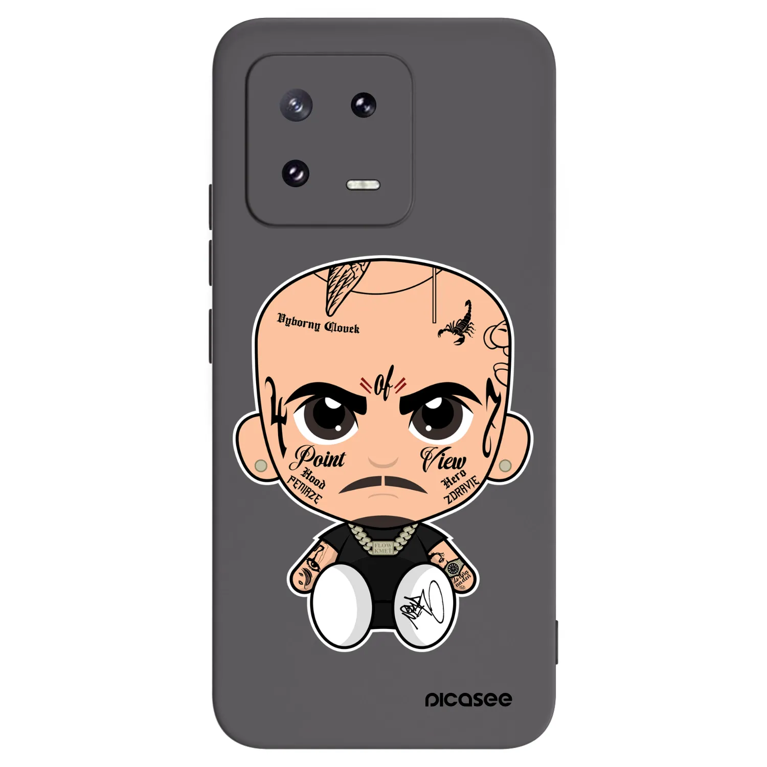 Silikónový čierny obal pre Xiaomi 13 Pro - Separ
