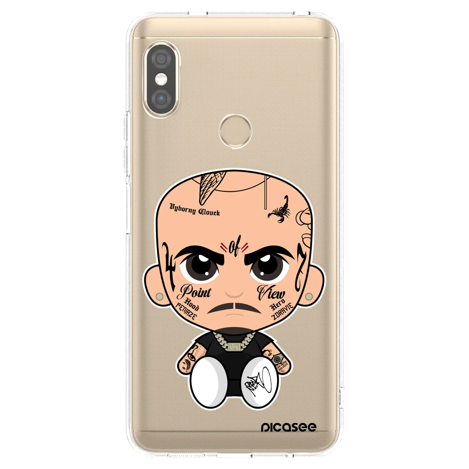 Picasee silikónový prehľadný obal pre Xiaomi Redmi Note 5 Global - Separ