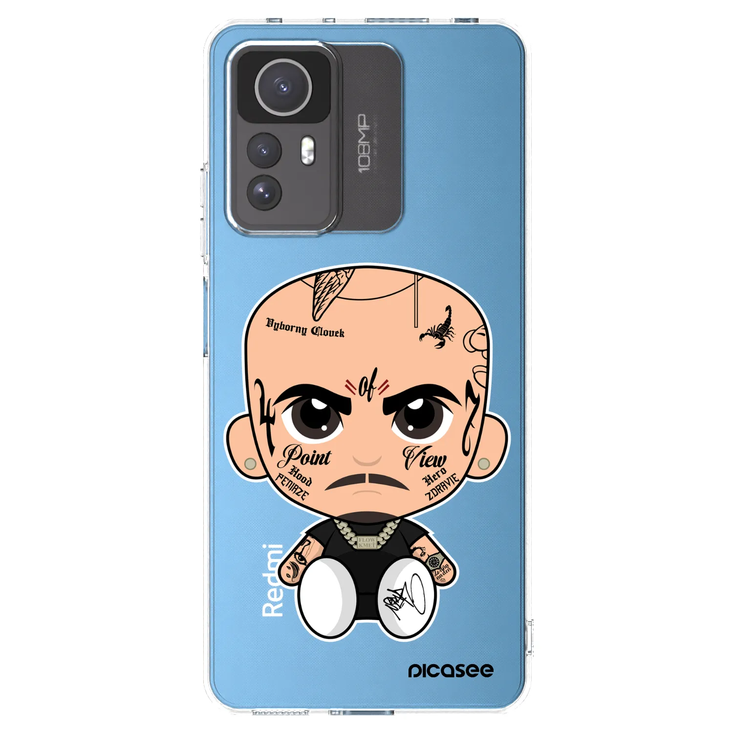 Picasee silikónový prehľadný obal pre Xiaomi Redmi Note 12S - Separ