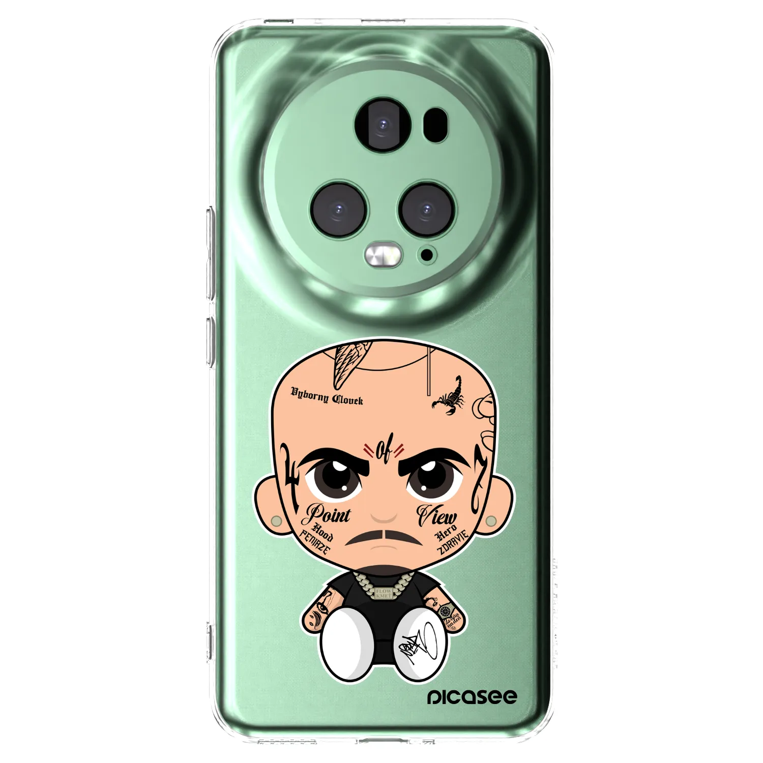 Picasee silikónový prehľadný obal pre Honor Magic5 Pro - Separ