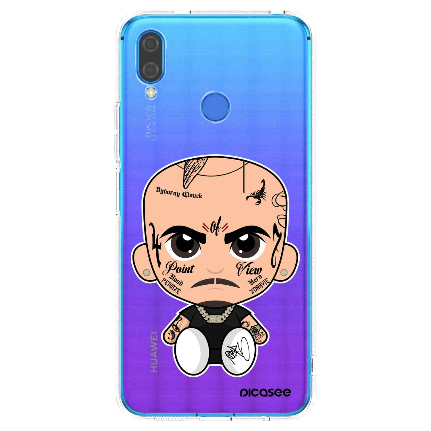 Picasee silikónový prehľadný obal pre Huawei Nova 3 - Separ