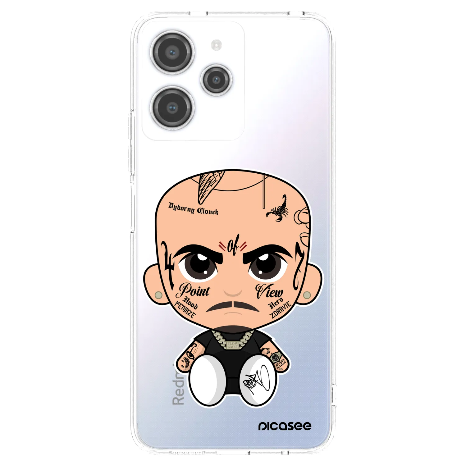 Picasee silikónový prehľadný obal pre Xiaomi Redmi 12 4G - Separ