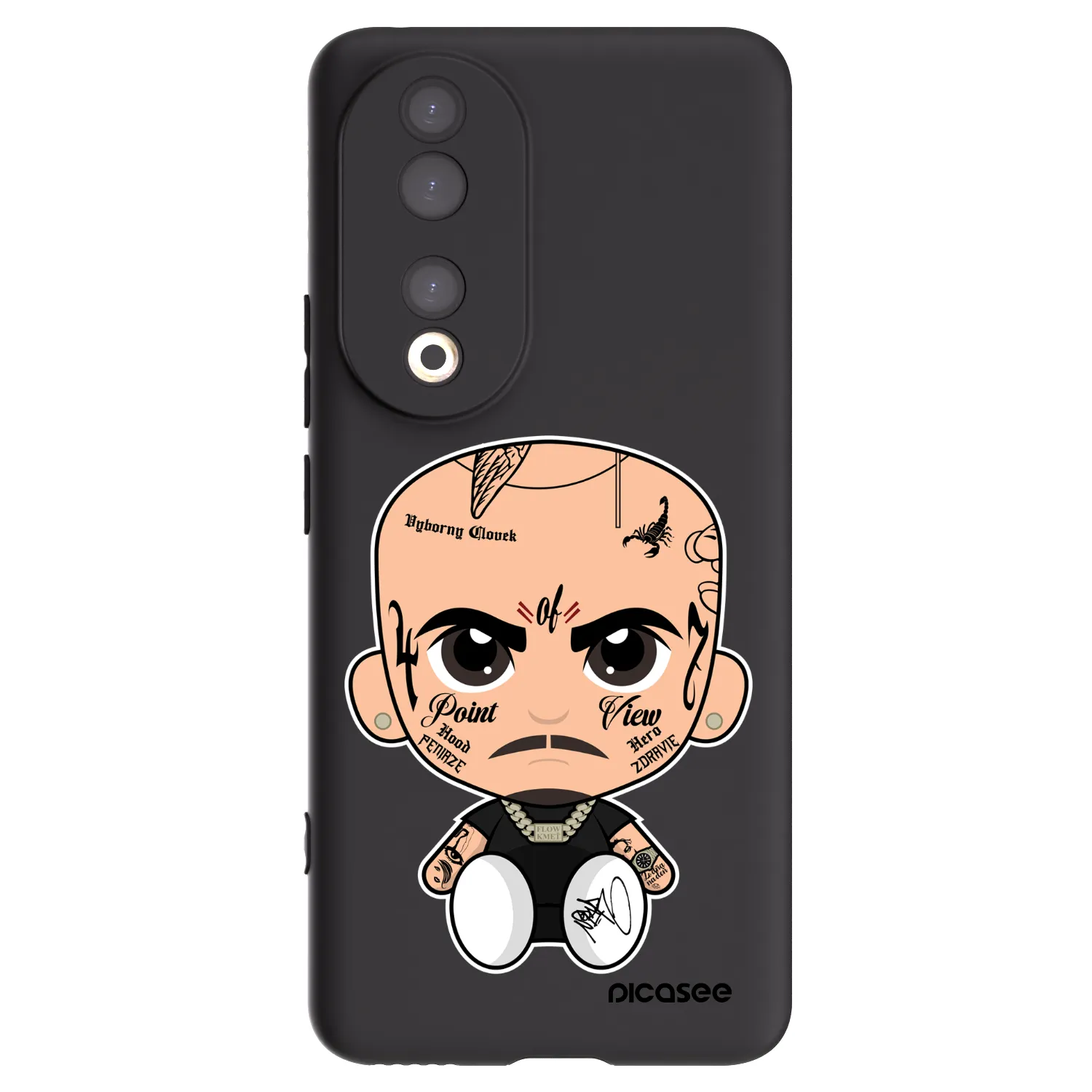 Picasee silikónový čierny obal pre Honor 90 5G - Separ