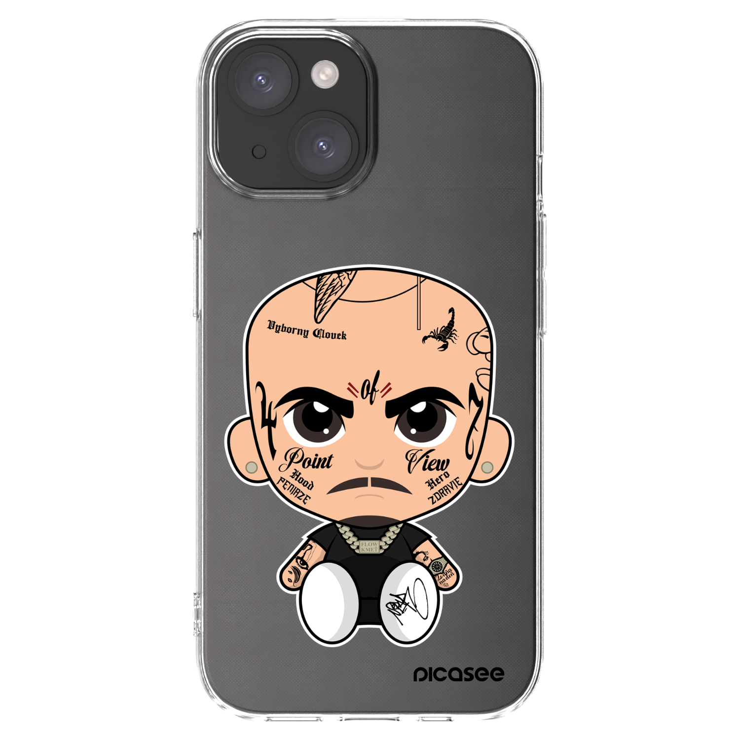 Silikónový prehľadný obal pre Apple iPhone 15 - Separ