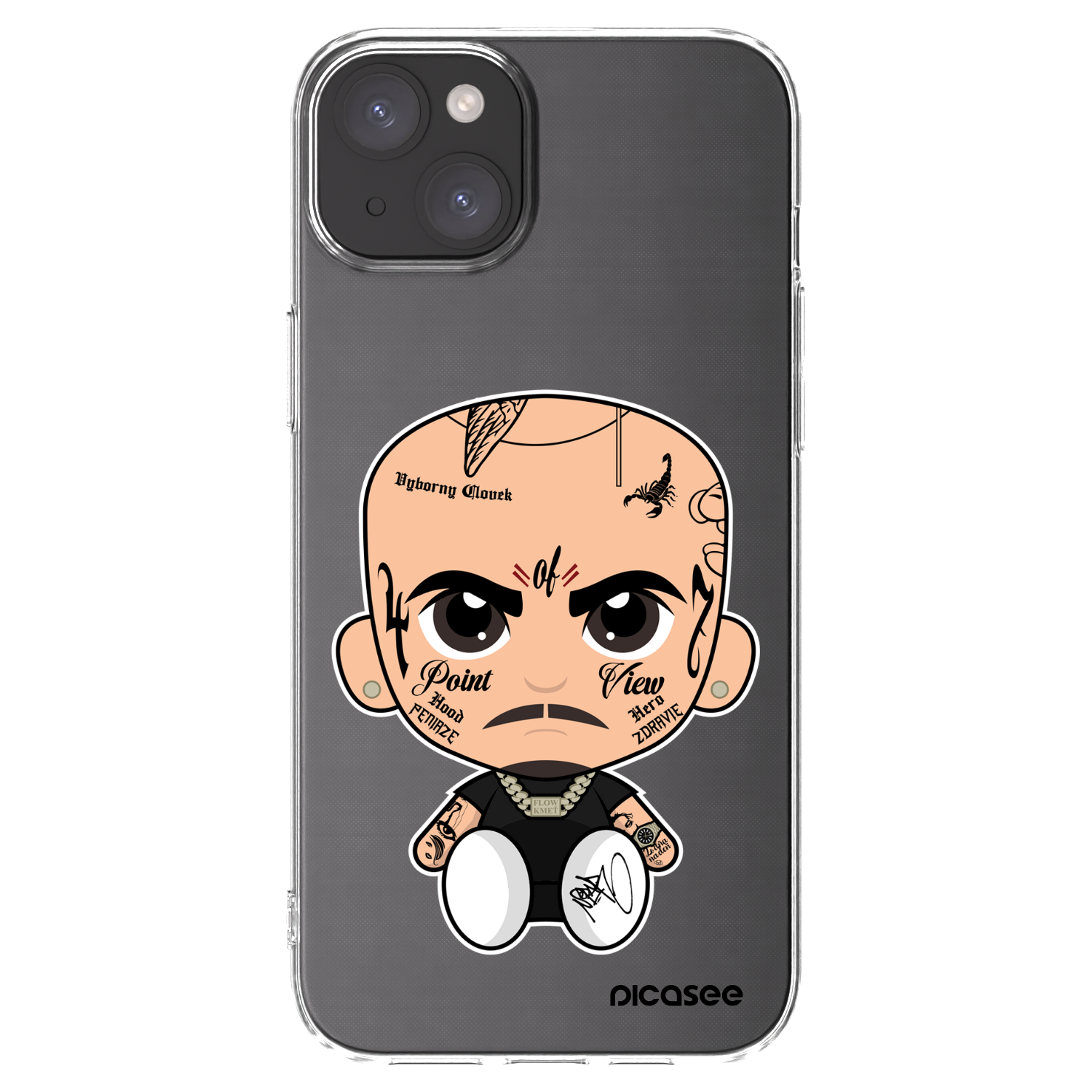 Silikónový prehľadný obal pre Apple iPhone 15 Plus - Separ