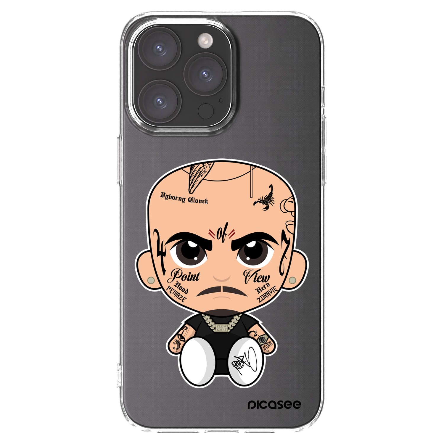 Picasee silikónový prehľadný obal pre Apple iPhone 15 Pro Max - Separ