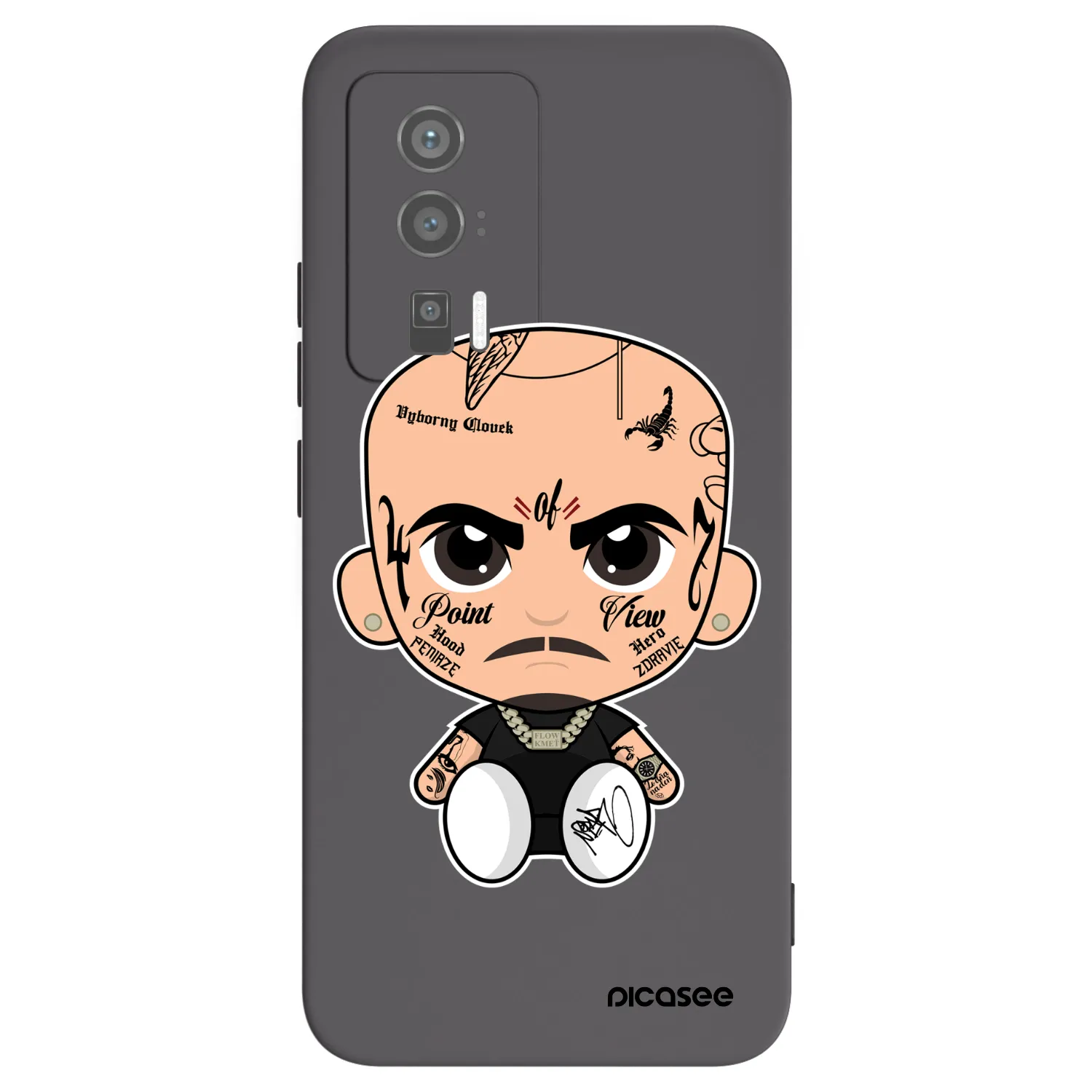 Picasee silikónový čierny obal pre Xiaomi Poco F5 Pro 5G - Separ