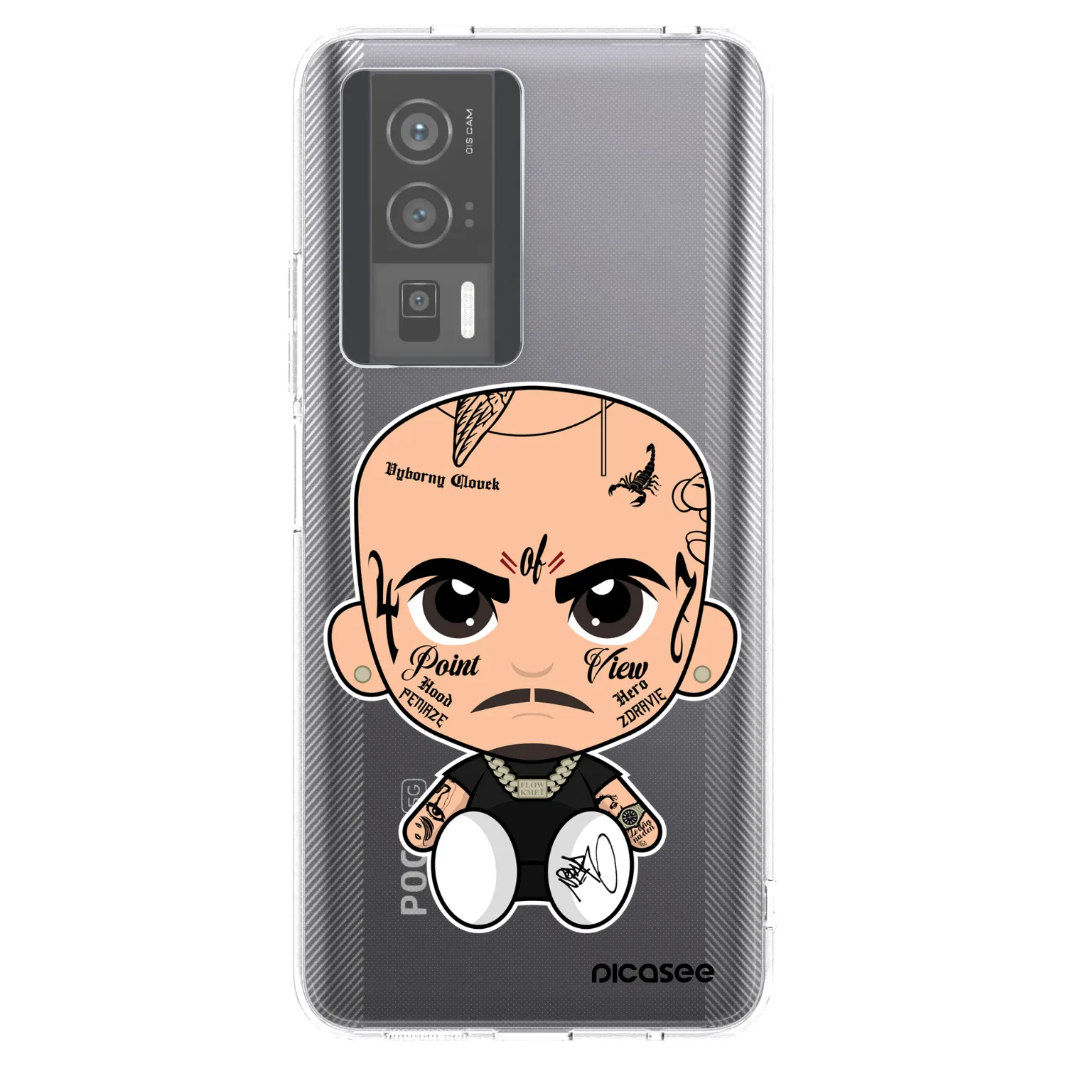 Picasee silikónový prehľadný obal pre Xiaomi Poco F5 Pro 5G - Separ