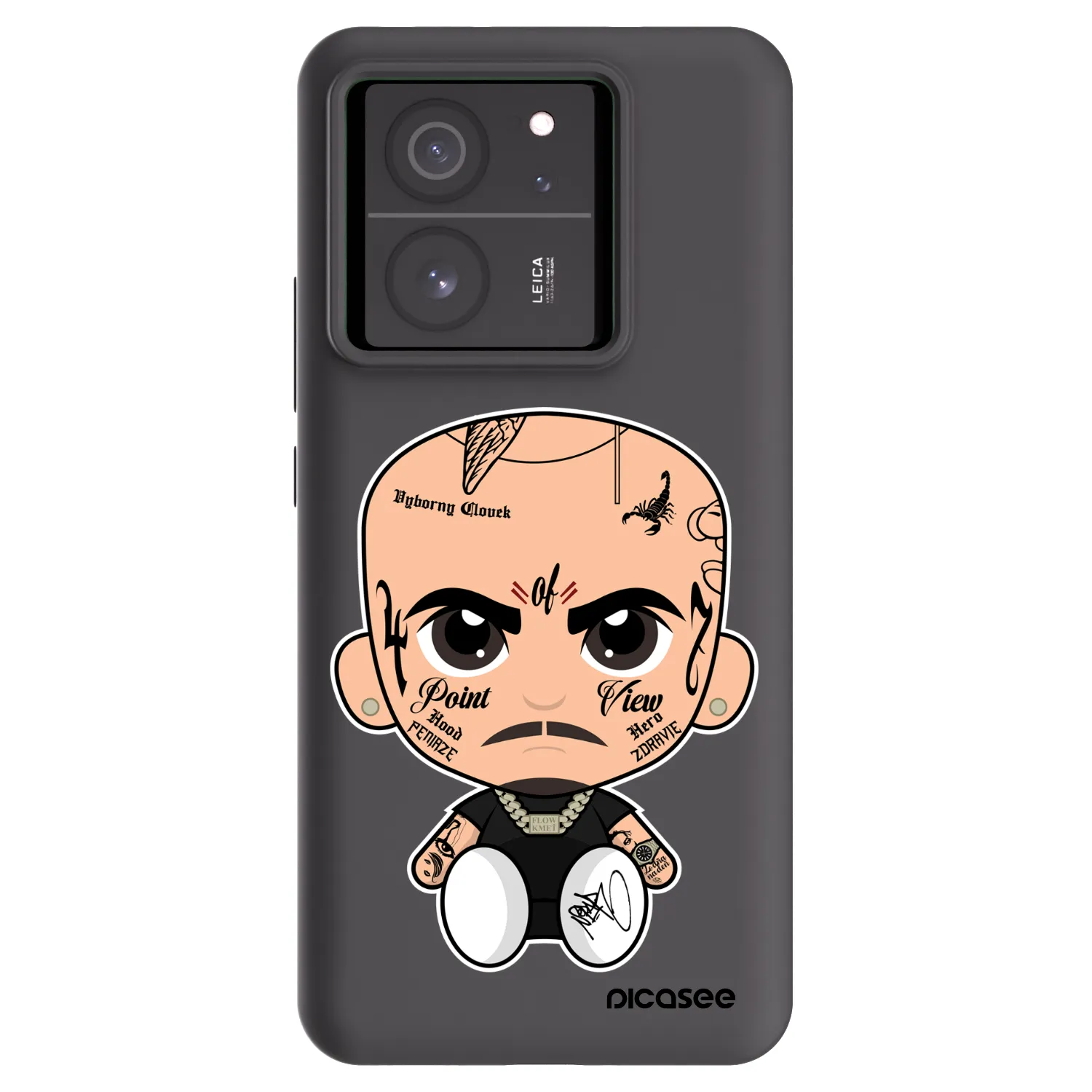 Picasee silikónový čierny obal pre Xiaomi 13T - Separ