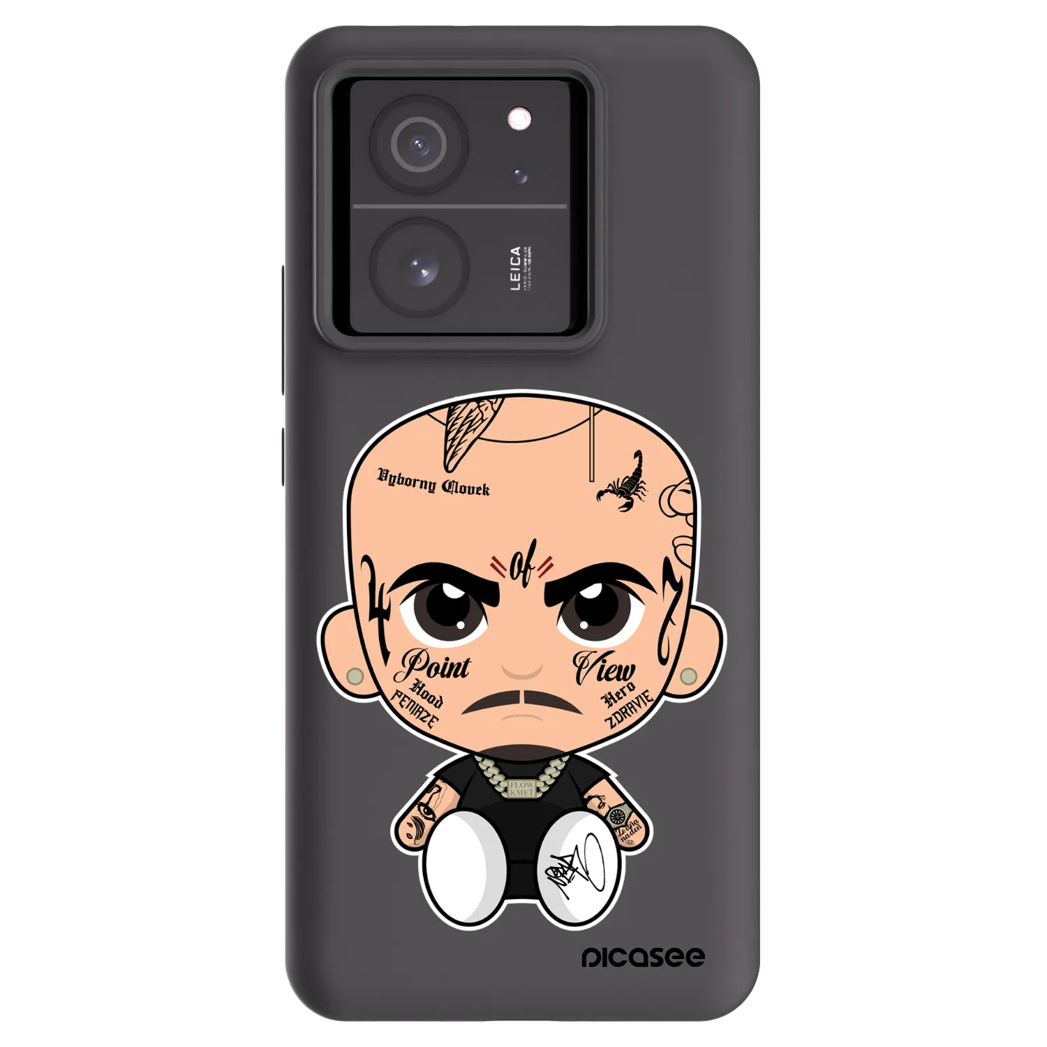 Silikónový čierny obal pre Xiaomi 13T Pro - Separ